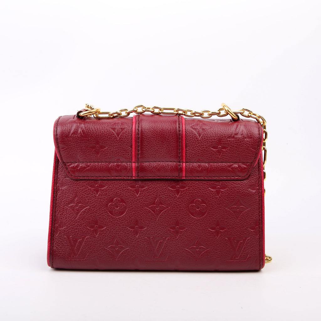 Louis Vuitton Saint Sulpice PM Empreinte Burgundy/Pink
