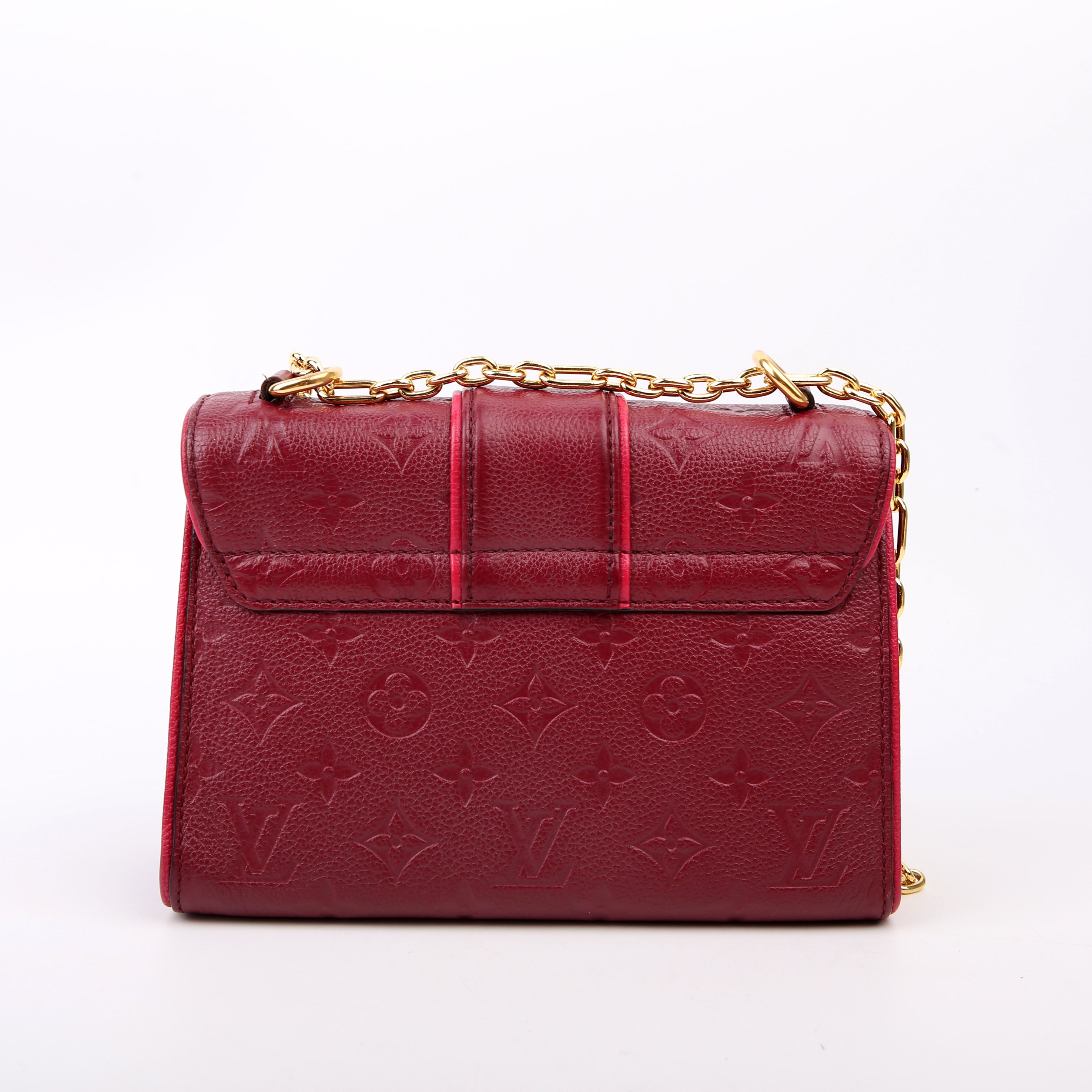 Louis Vuitton Saint Sulpice PM Empreinte Burgundy/Pink