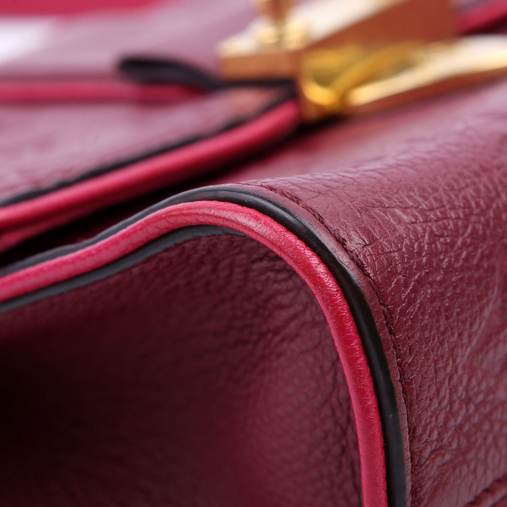 Louis Vuitton Saint Sulpice PM Empreinte Burgundy/Pink