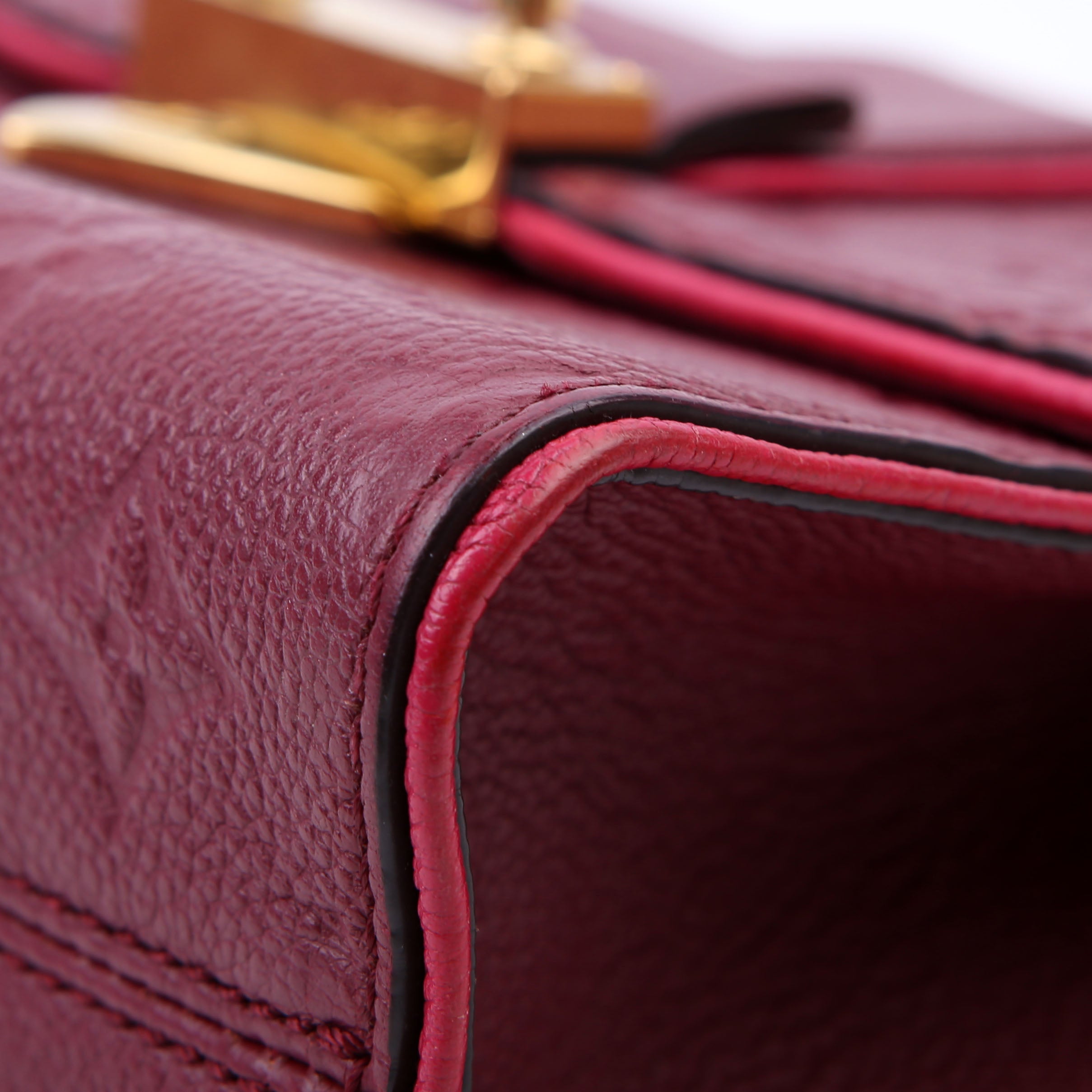 Louis Vuitton Saint Sulpice PM Empreinte Burgundy/Pink