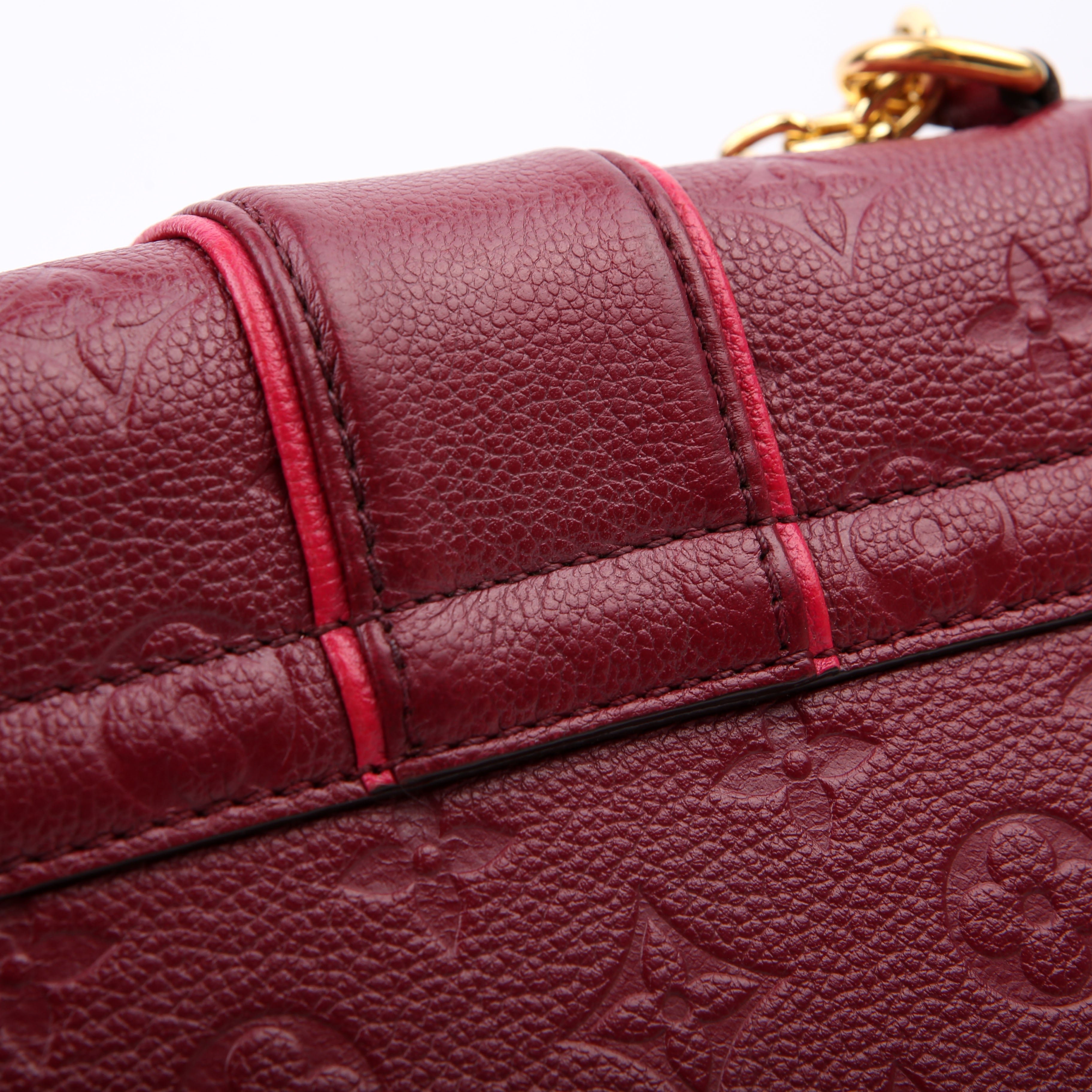 Louis Vuitton Saint Sulpice PM Empreinte Burgundy/Pink