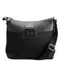 Christian Dior Street Chic Trotter Canvas Messenger Black/Silver