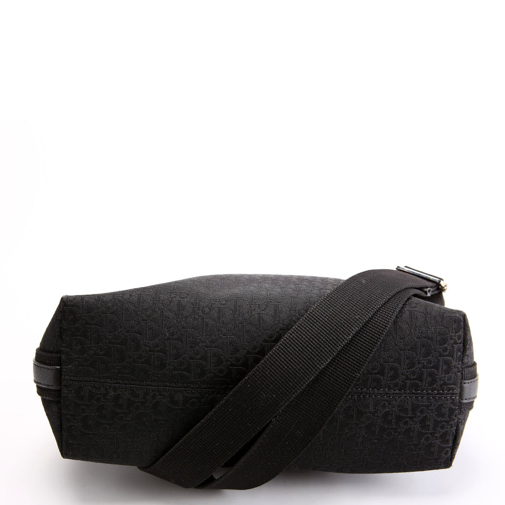 Christian Dior Street Chic Trotter Canvas Messenger Black/Silver