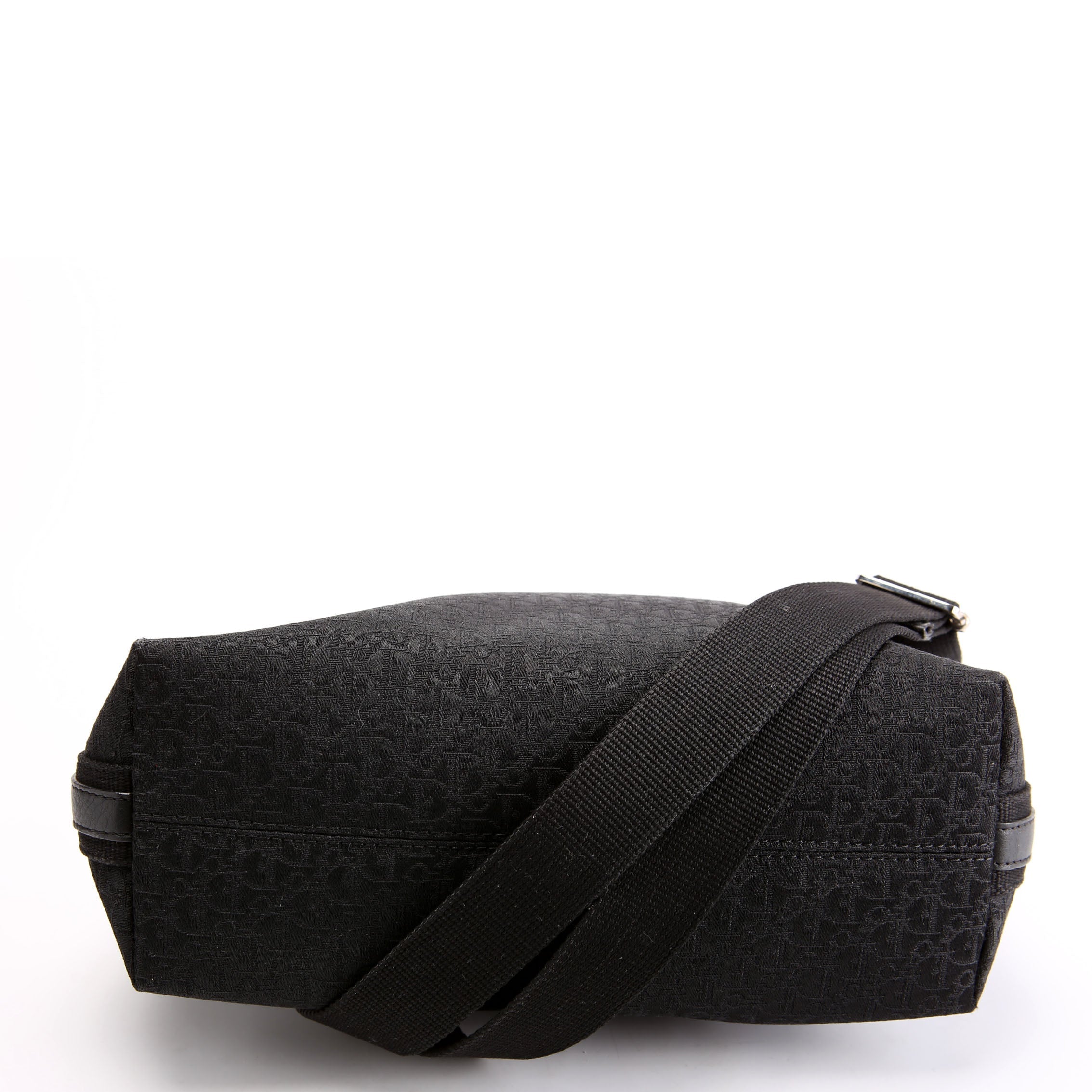 Christian Dior Street Chic Trotter Canvas Messenger Black/Silver