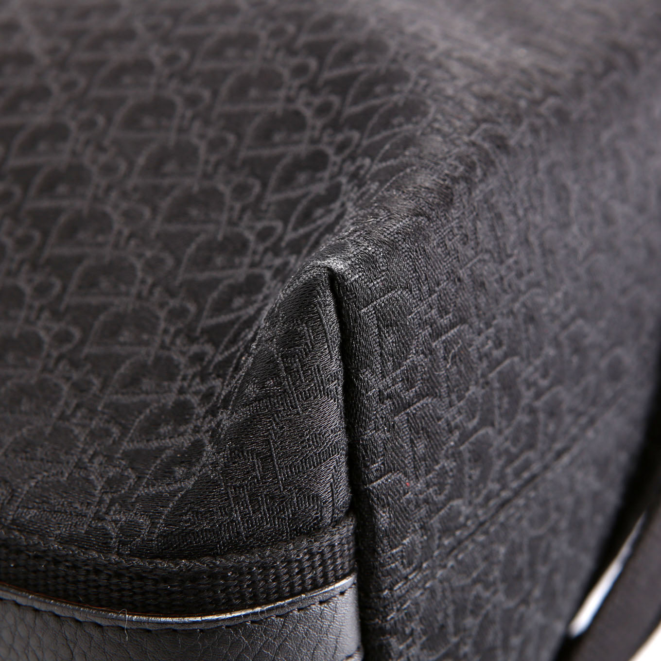 Christian Dior Street Chic Trotter Canvas Messenger Black/Silver