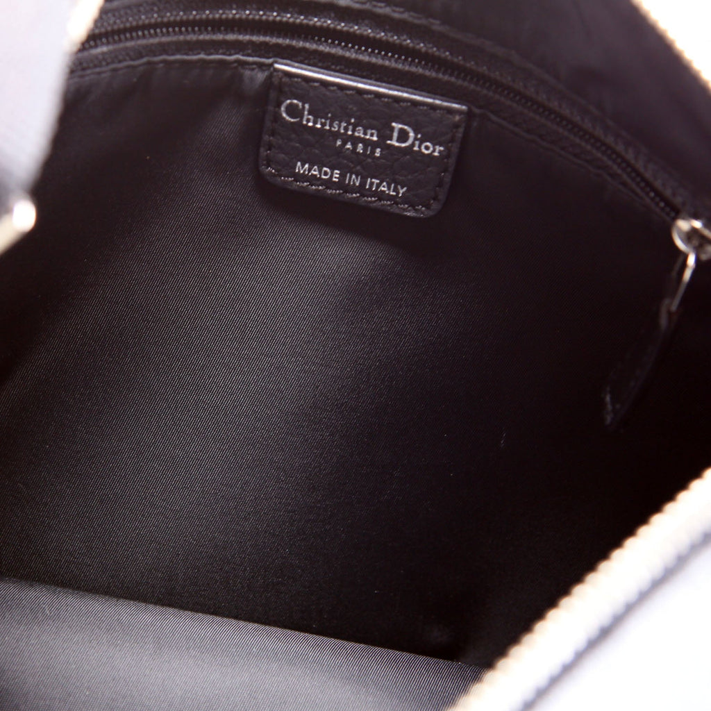 Christian Dior Street Chic Trotter Canvas Messenger Black/Silver
