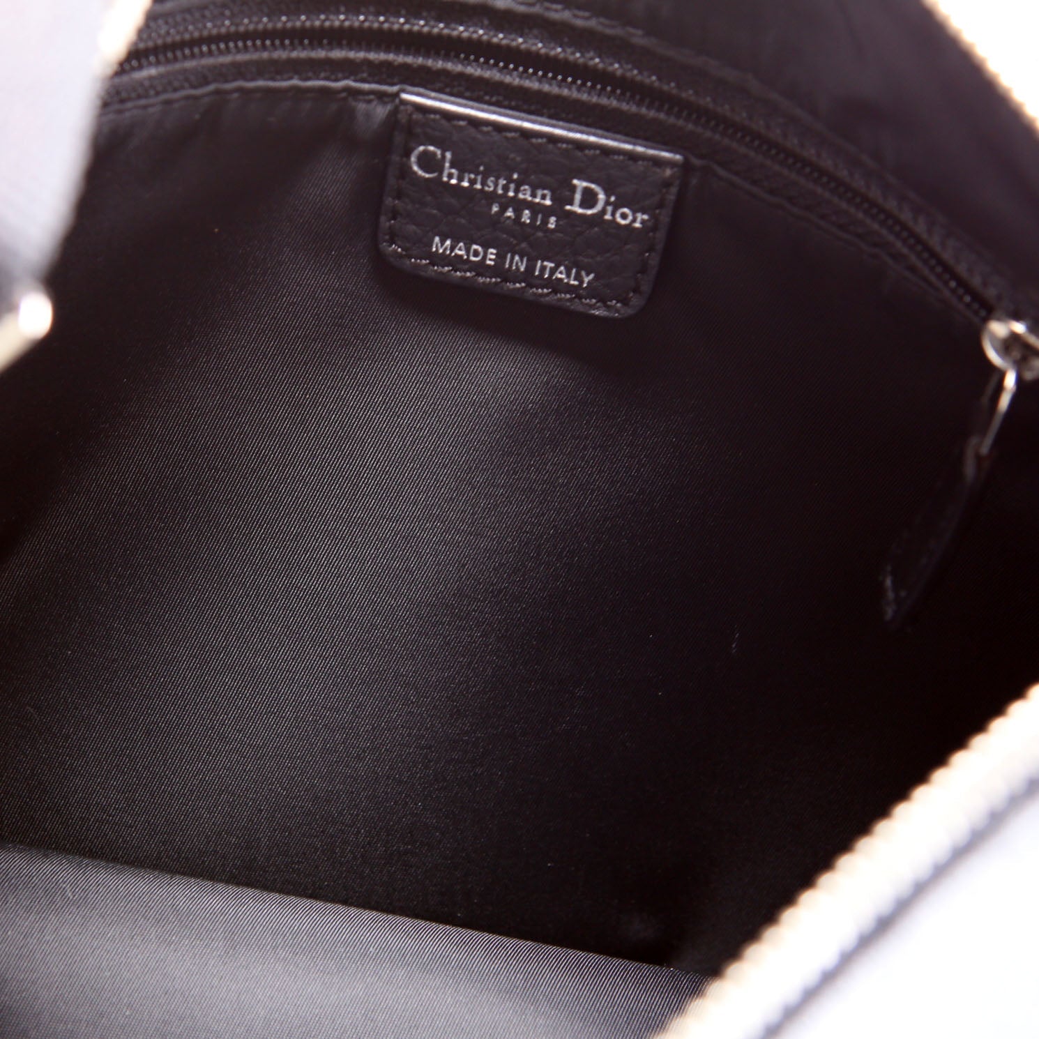 Christian Dior Street Chic Trotter Canvas Messenger Black/Silver