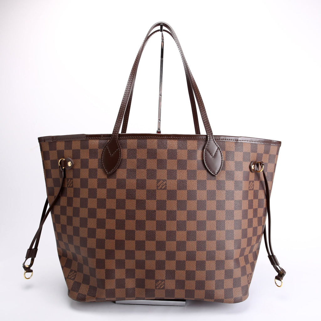 Louis Vuitton Neverfull MM Damier Ebene Brown/Red
