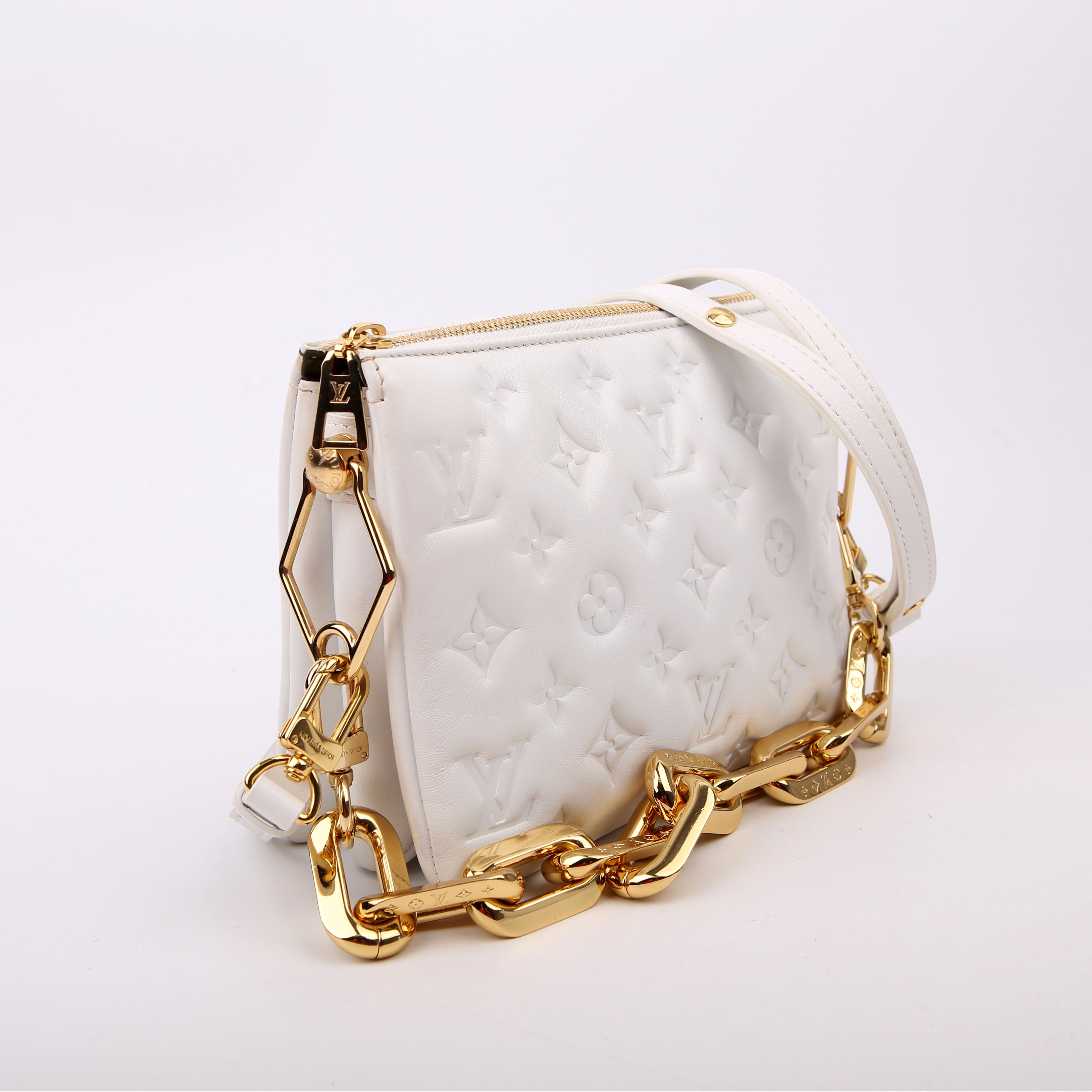Louis Vuitton Coussin BB Lambskin New Version White