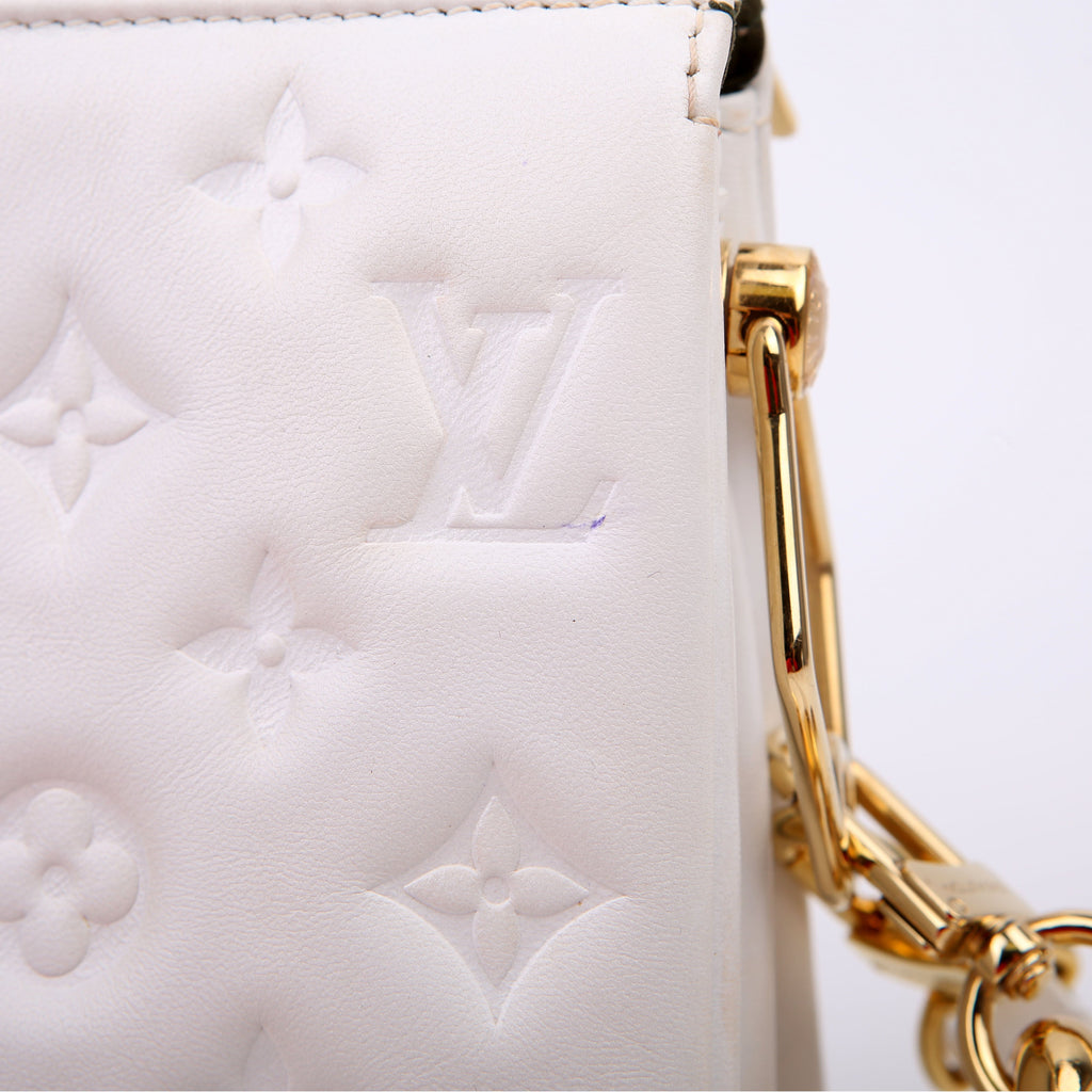 Louis Vuitton Coussin BB Lambskin New Version White