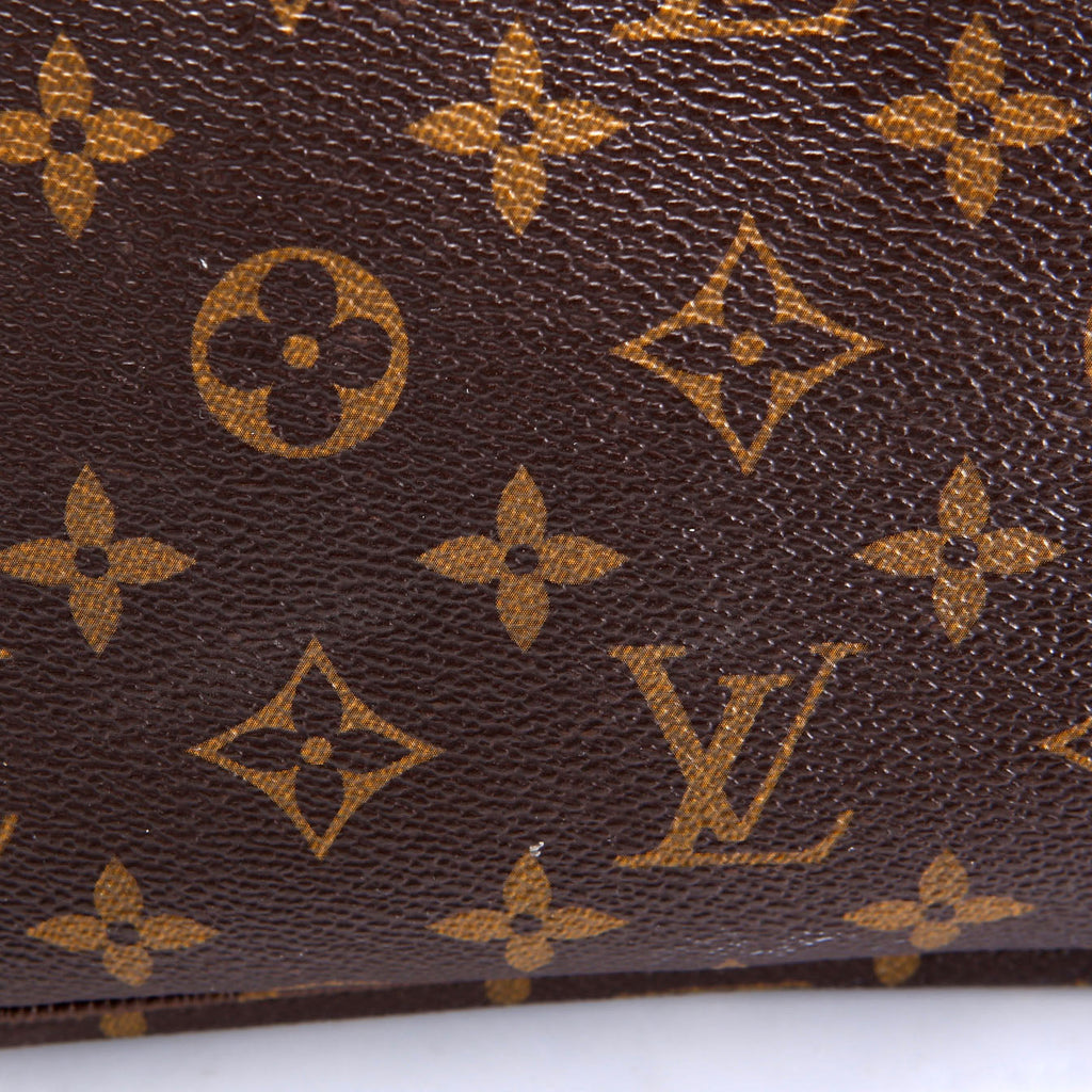 Louis Vuitton Neverfull With Wallet MM Monogram Pink