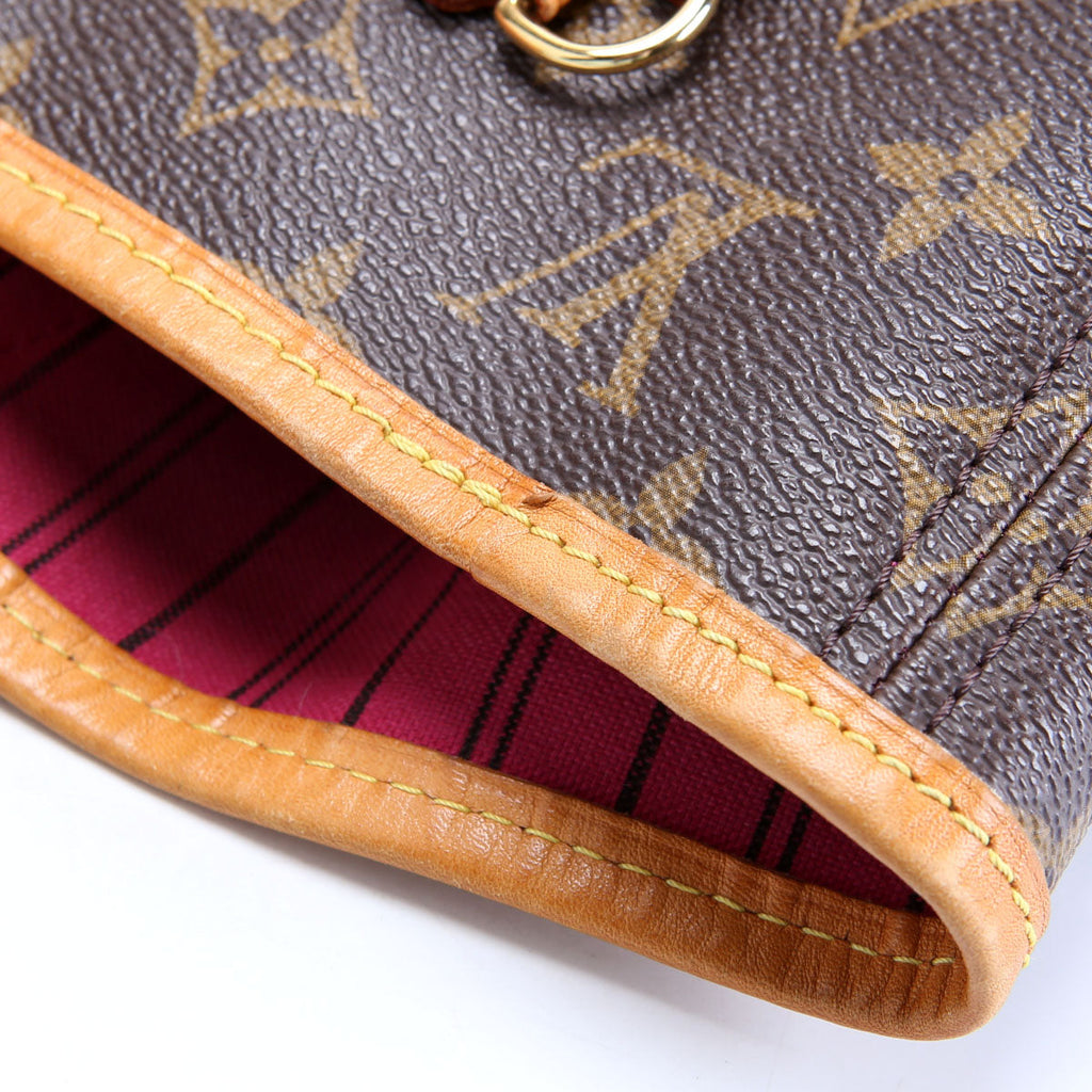 Louis Vuitton Neverfull With Wallet MM Monogram Pink