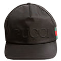 Gucci 813461 Logo Nylon Baseball Cap Size Large