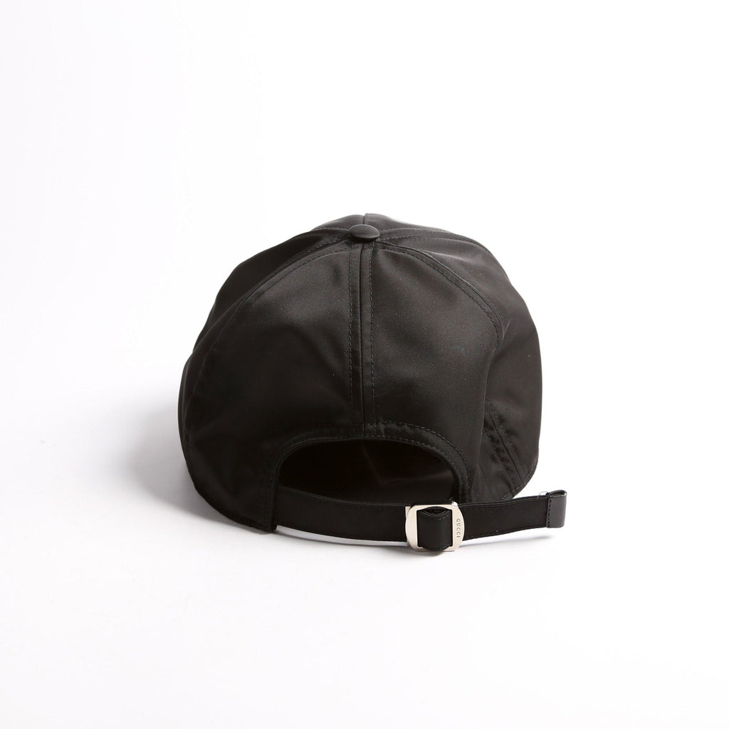 Gucci 813461 Logo Nylon Baseball Cap Size Large