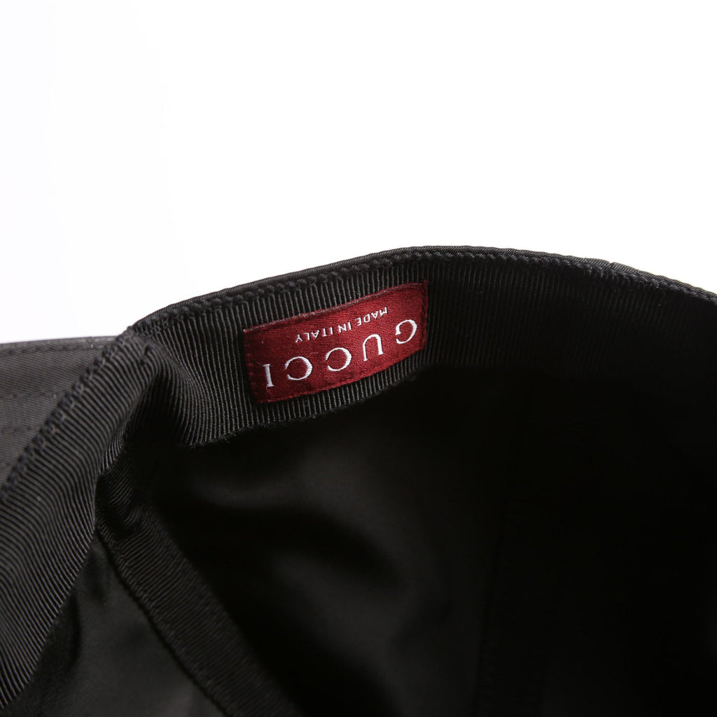 Gucci 813461 Logo Nylon Baseball Cap Size Large