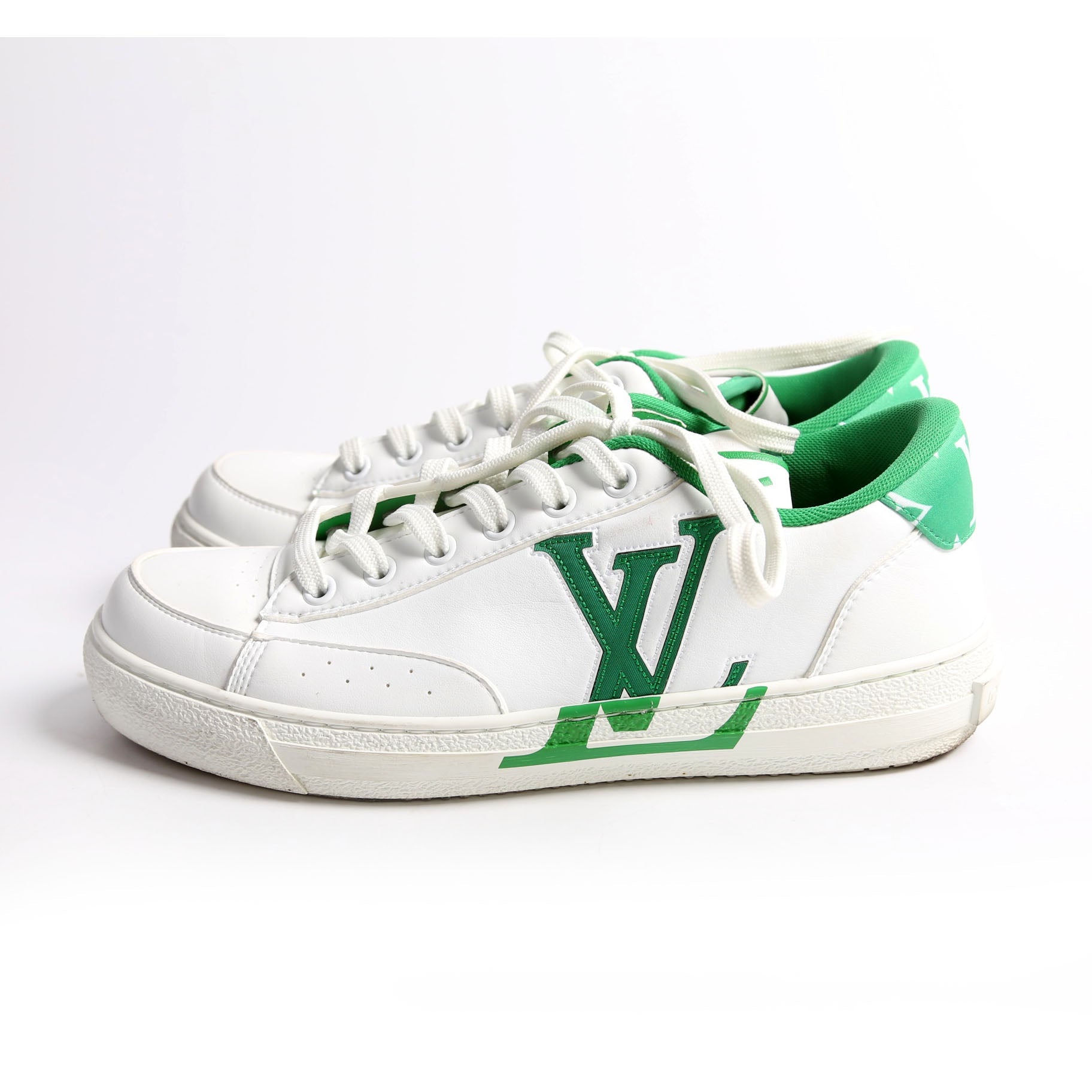 Louis Vuitton Charlie Leather Sneakers Size 36.5 White