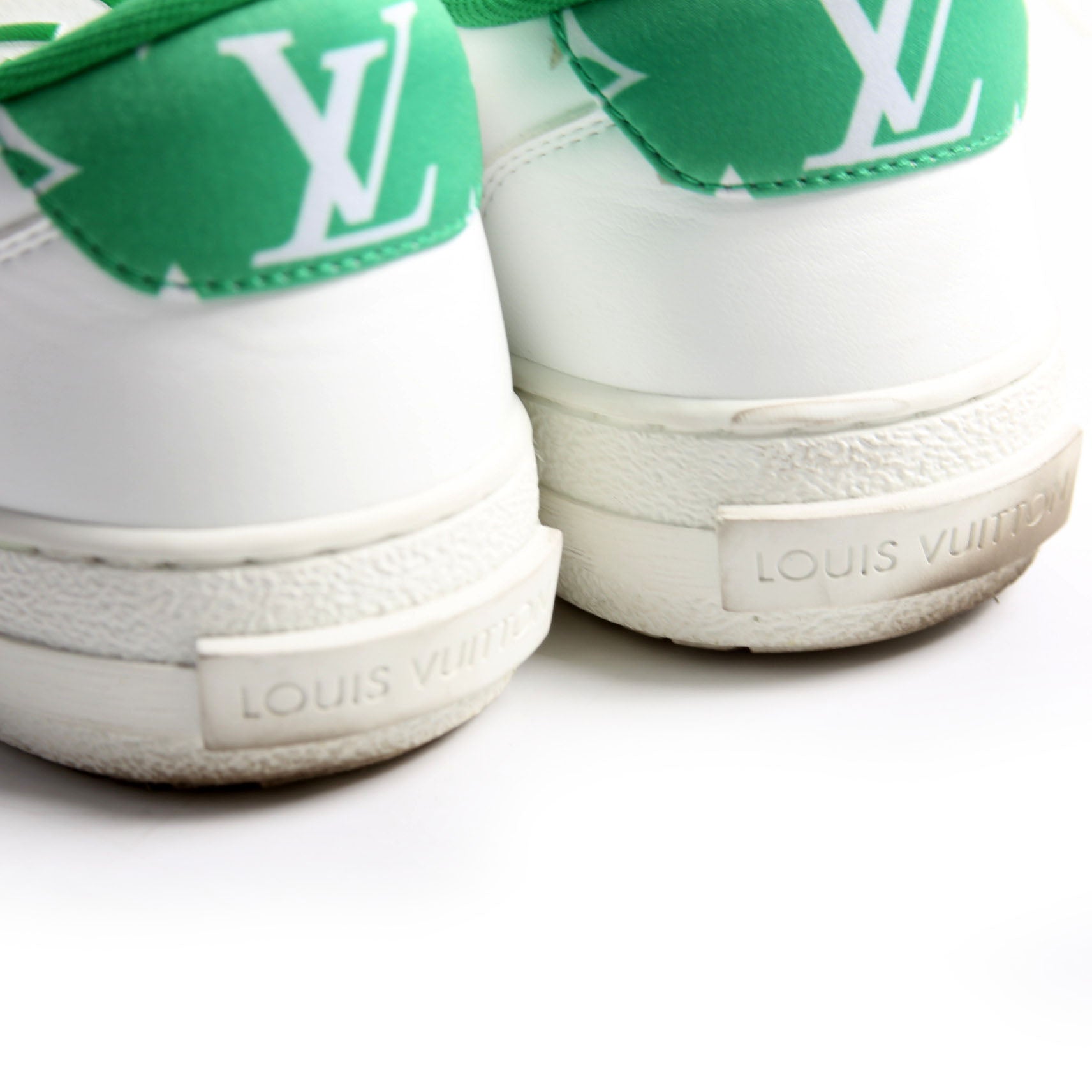 Louis Vuitton Charlie Leather Sneakers Size 36.5 White
