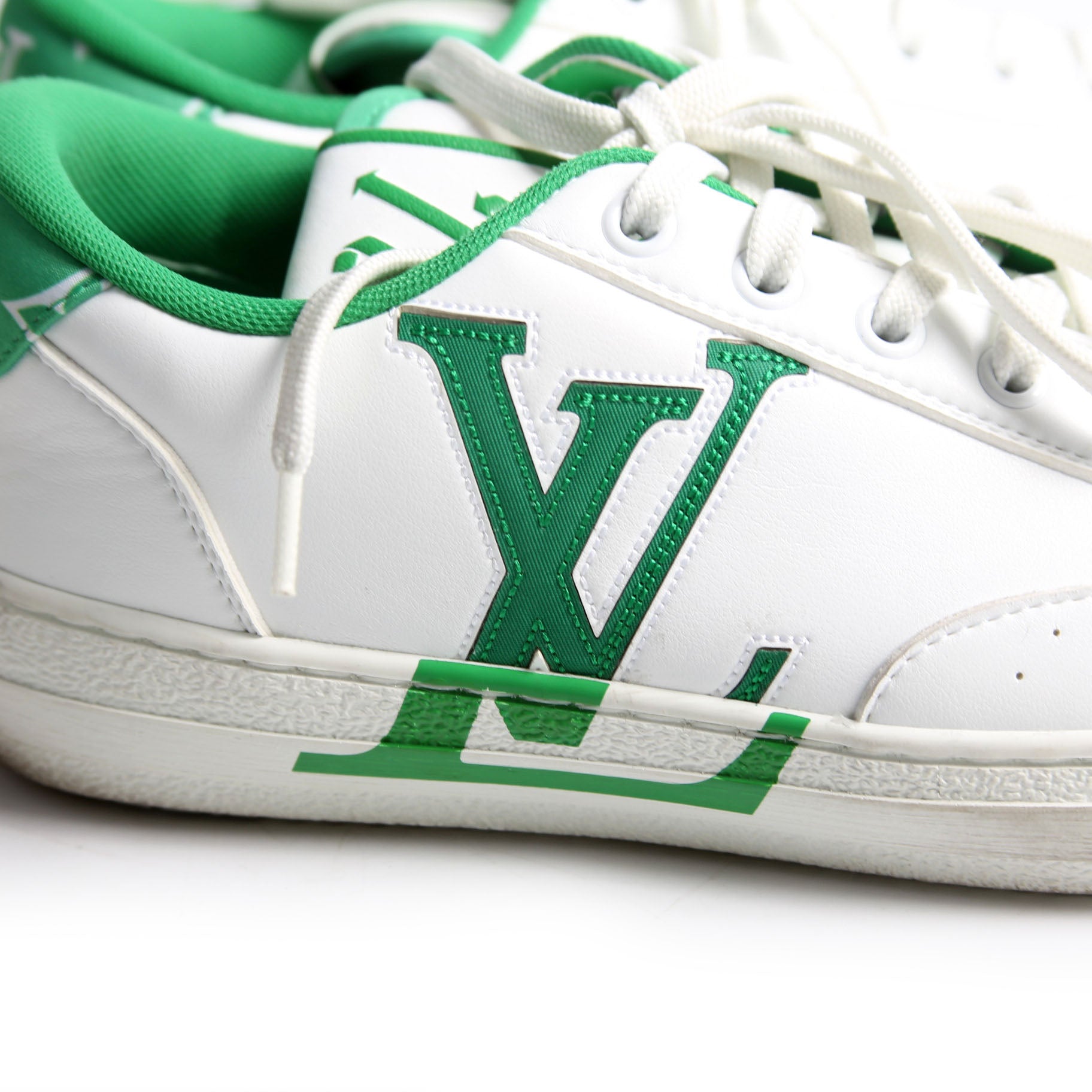 Louis Vuitton Charlie Leather Sneakers Size 36.5 White