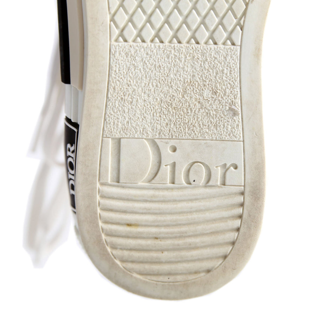 Christian Dior B23 Flowers Hightop Sneakers Size 38 White/Floral