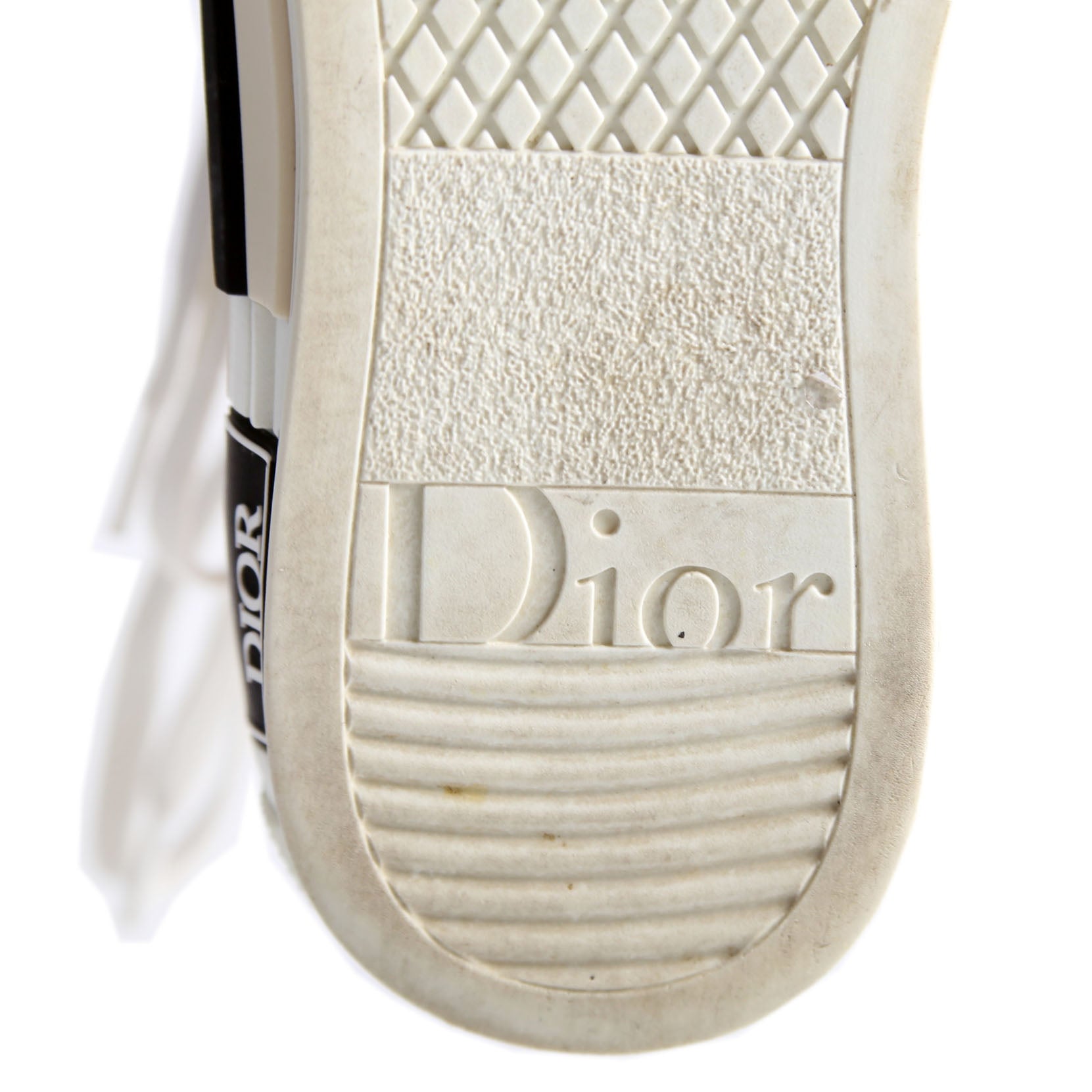 Christian Dior B23 Flowers Hightop Sneakers Size 38 White/Floral