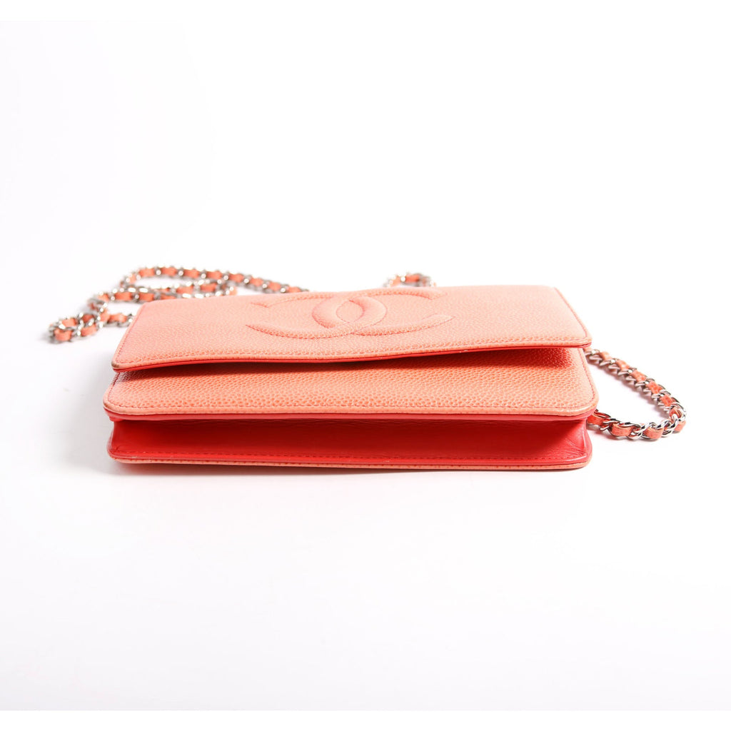 Chanel WOC Timeless CC Caviar Coral