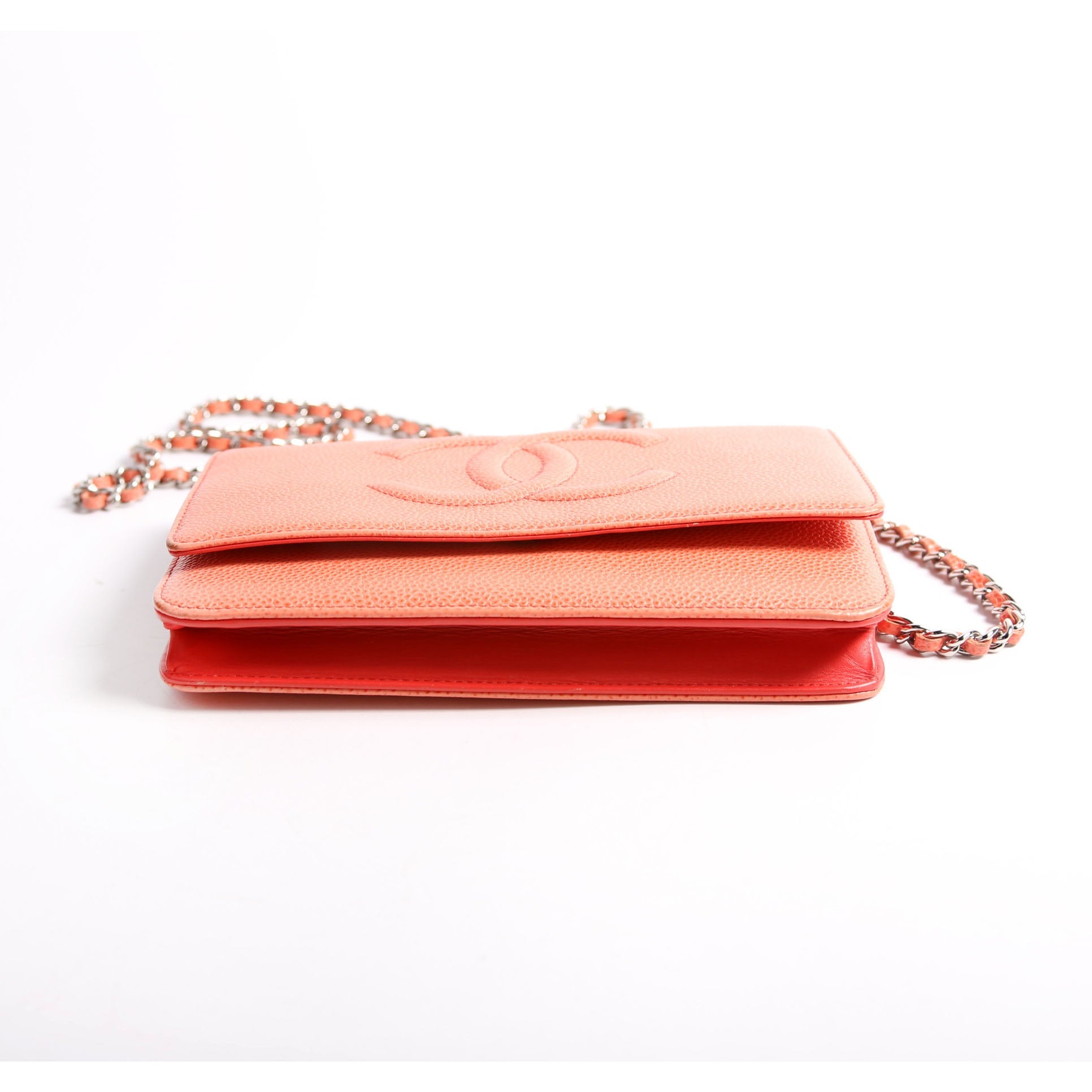 Chanel WOC Timeless CC Caviar Coral