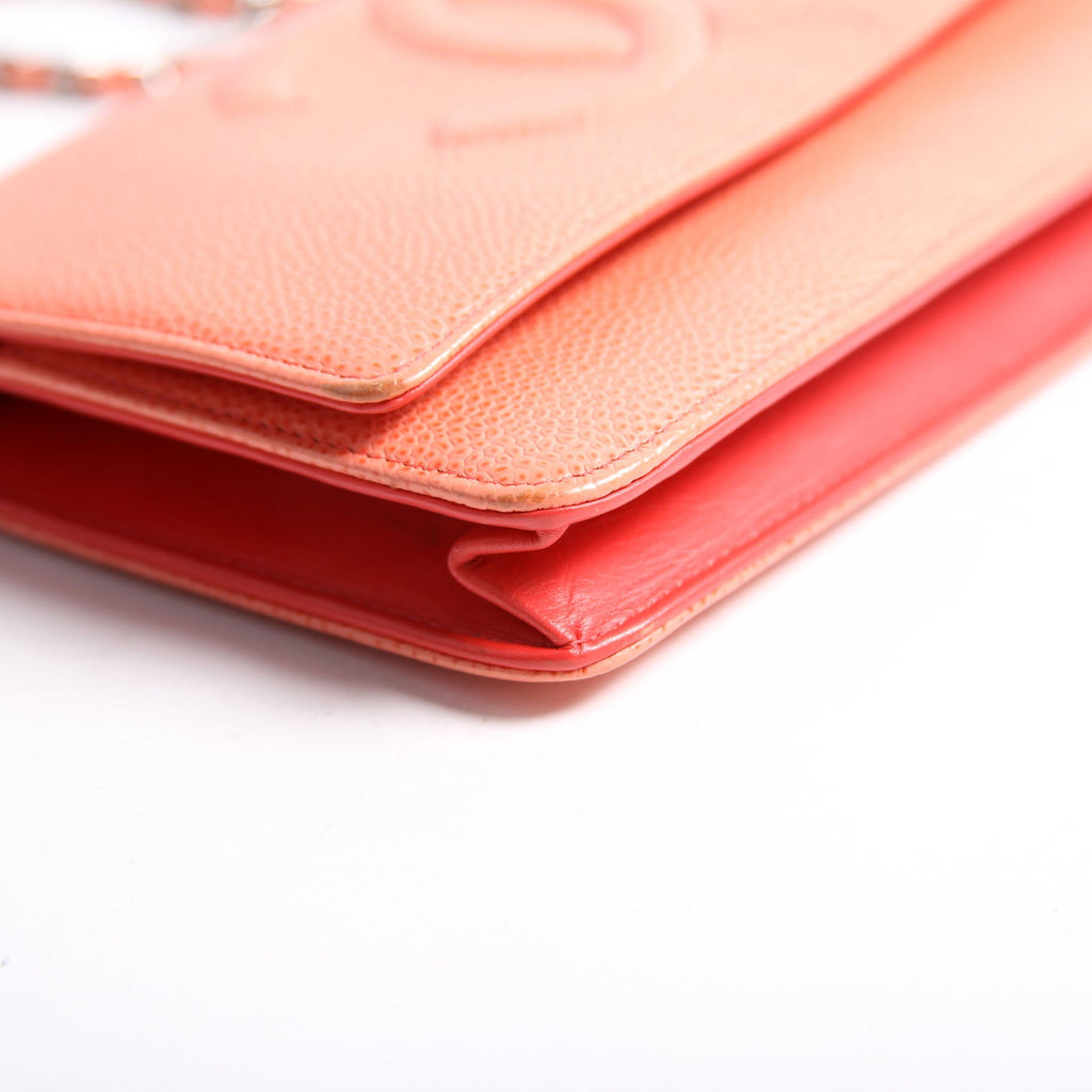 Chanel WOC Timeless CC Caviar Coral