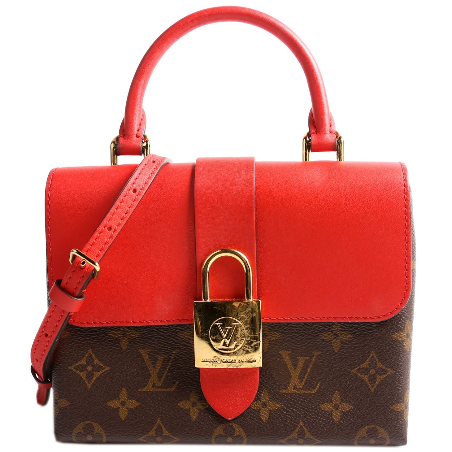 Louis Vuitton Locky BB Monogram Red