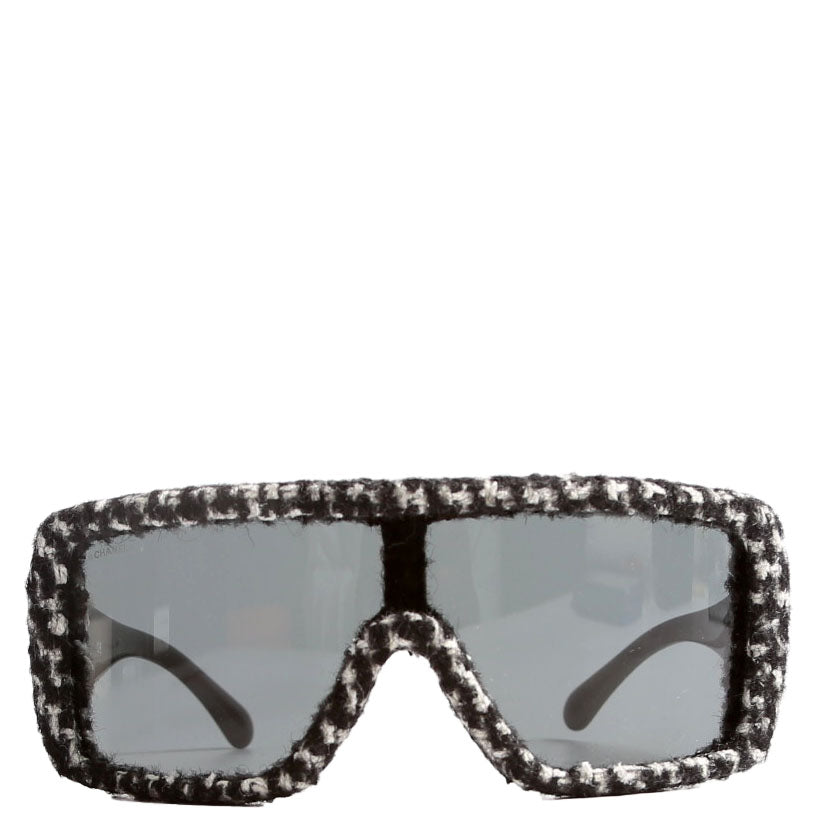 Chanel 71367 Shield Acetate Tweed
