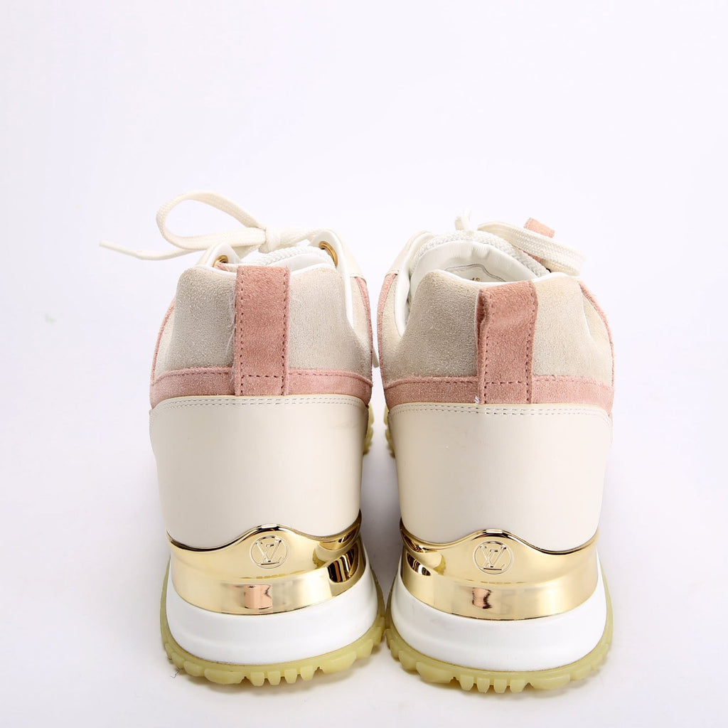 Louis Vuitton Run Away Sneakers Size 37 White/Blush