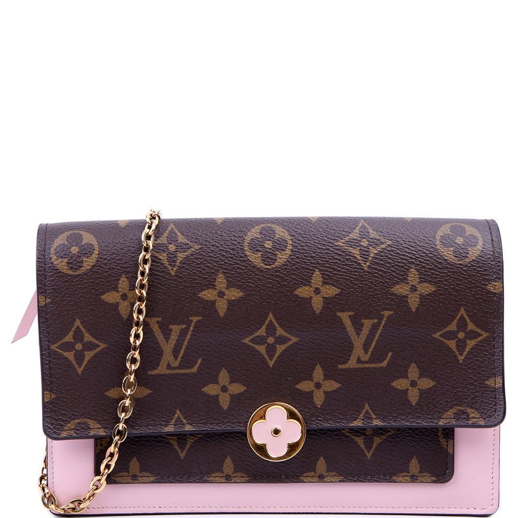 Louis Vuitton Flore Chain Wallet Monogram