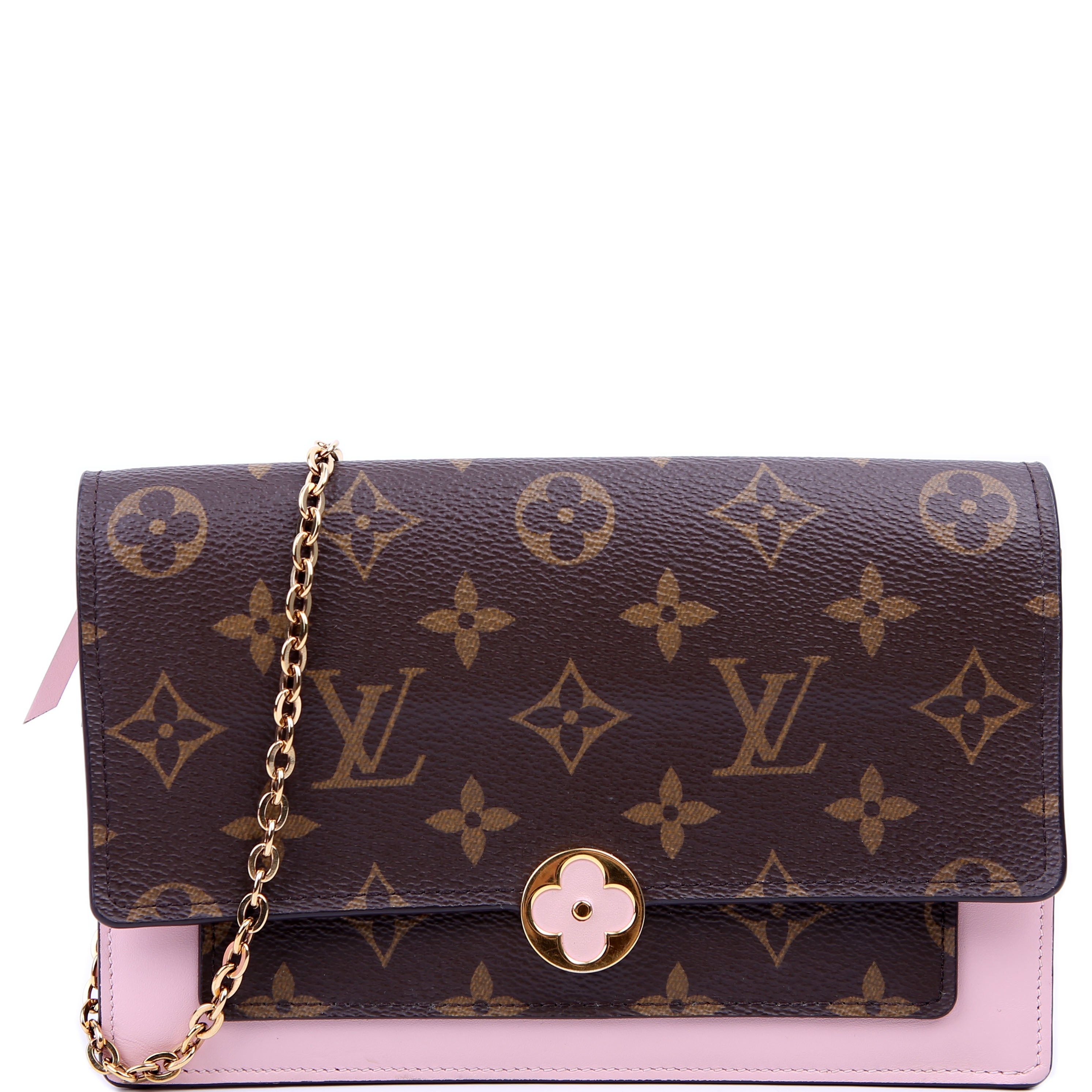 Louis Vuitton Flore Chain Wallet Monogram