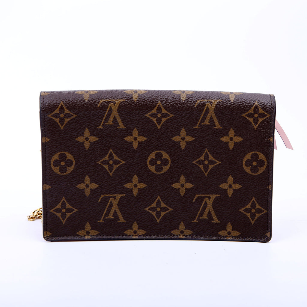 Louis Vuitton Flore Chain Wallet Monogram
