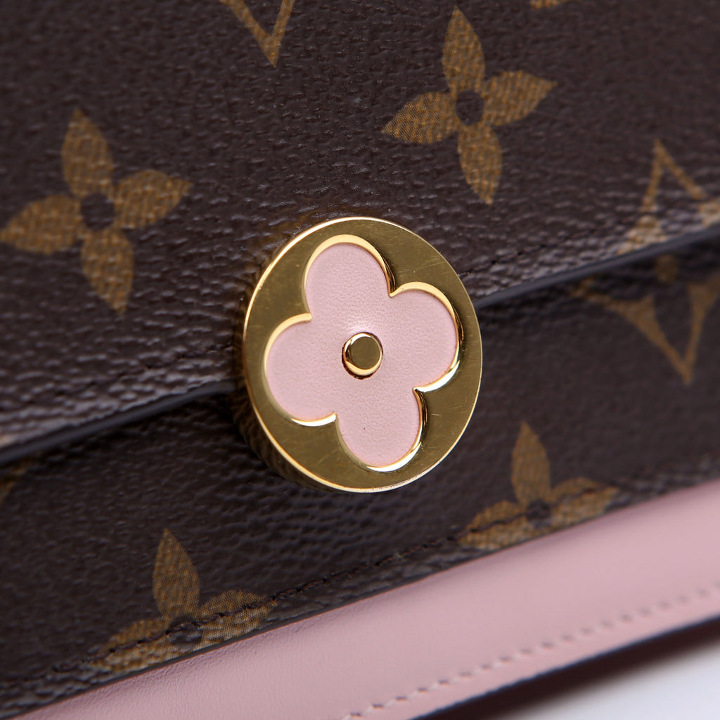 Louis Vuitton Flore Chain Wallet Monogram