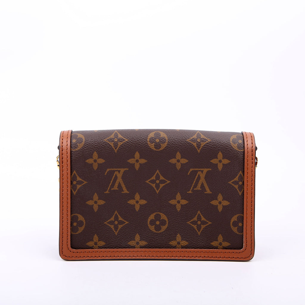 Louis Vuitton Dauphine Chain Wallet Reverse Monogram