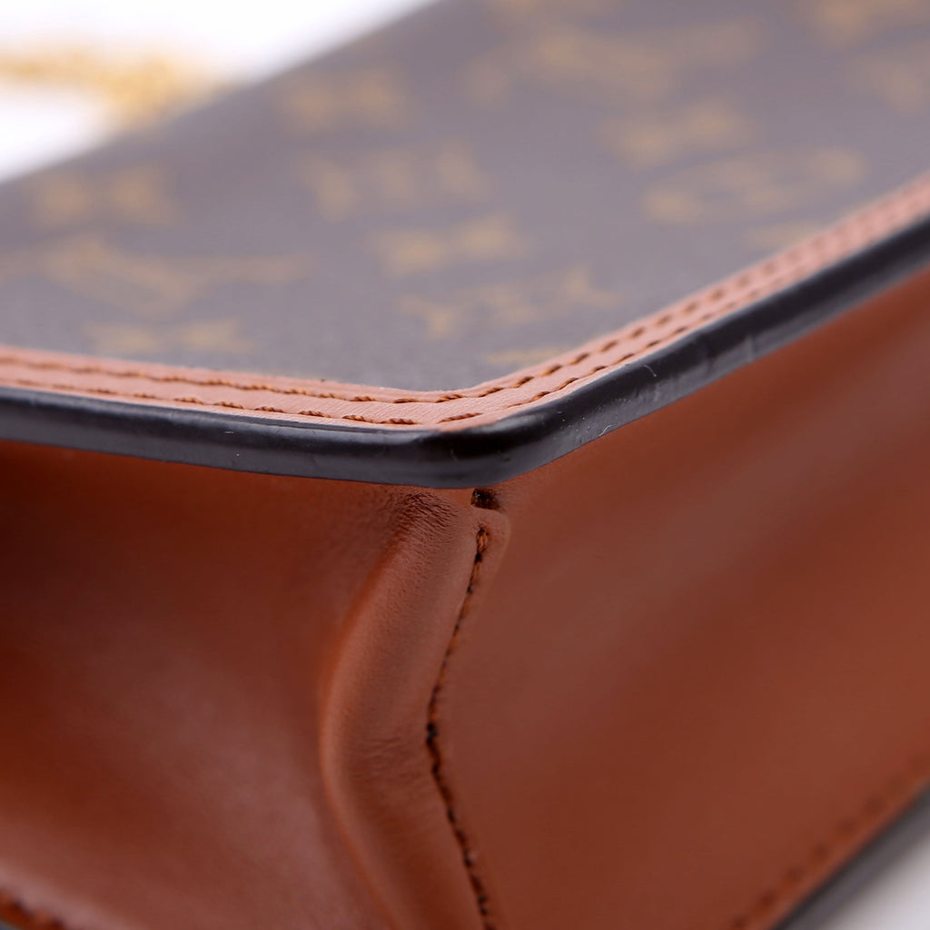 Louis Vuitton Dauphine Chain Wallet Reverse Monogram
