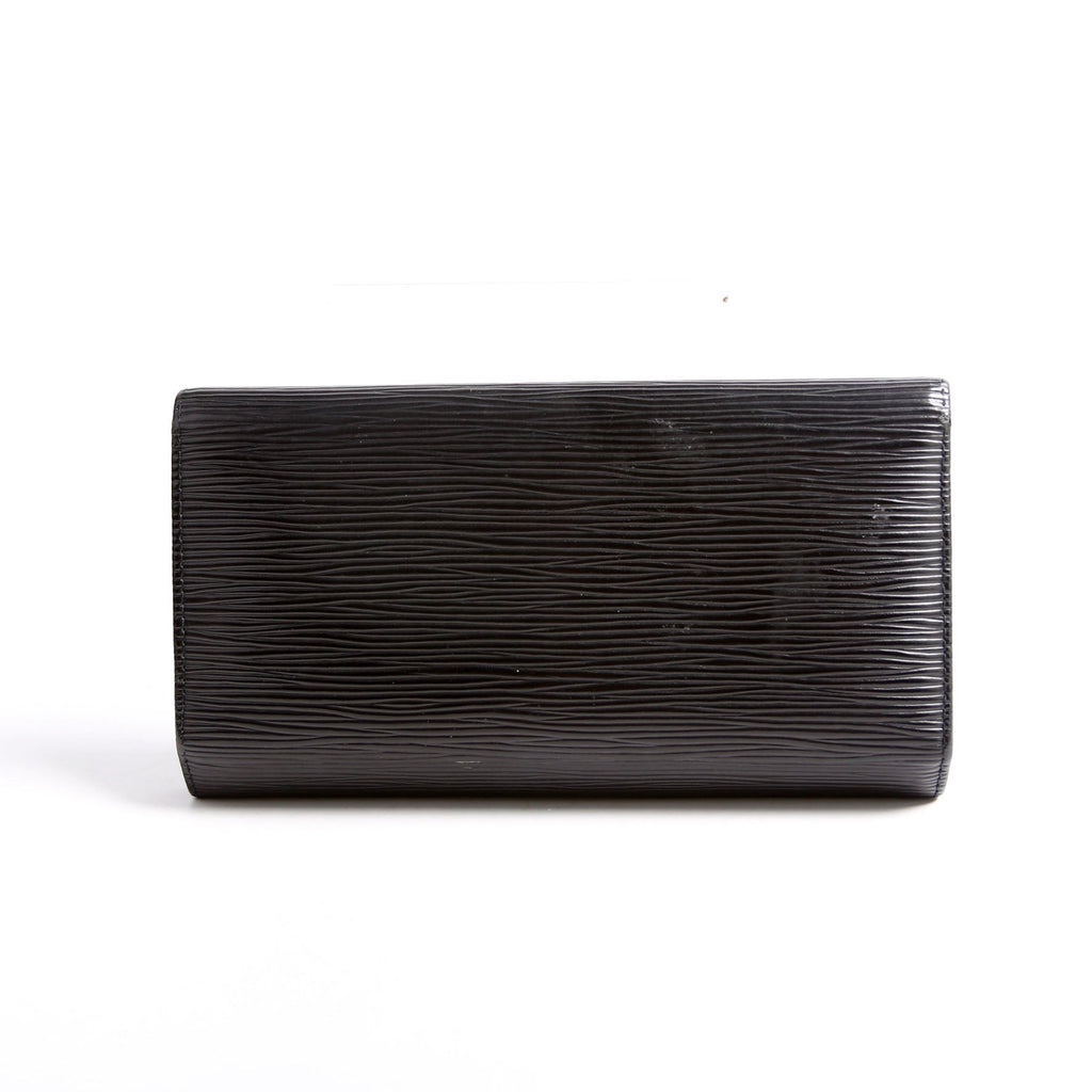 Louis Vuitton Porte Tresor International Wallet Epi Black