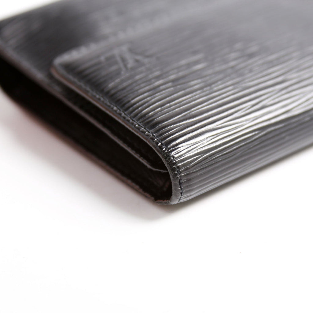 Louis Vuitton Porte Tresor International Wallet Epi Black