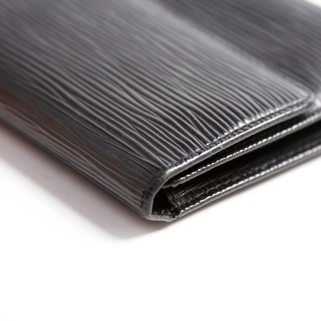 Louis Vuitton Porte Tresor International Wallet Epi Black