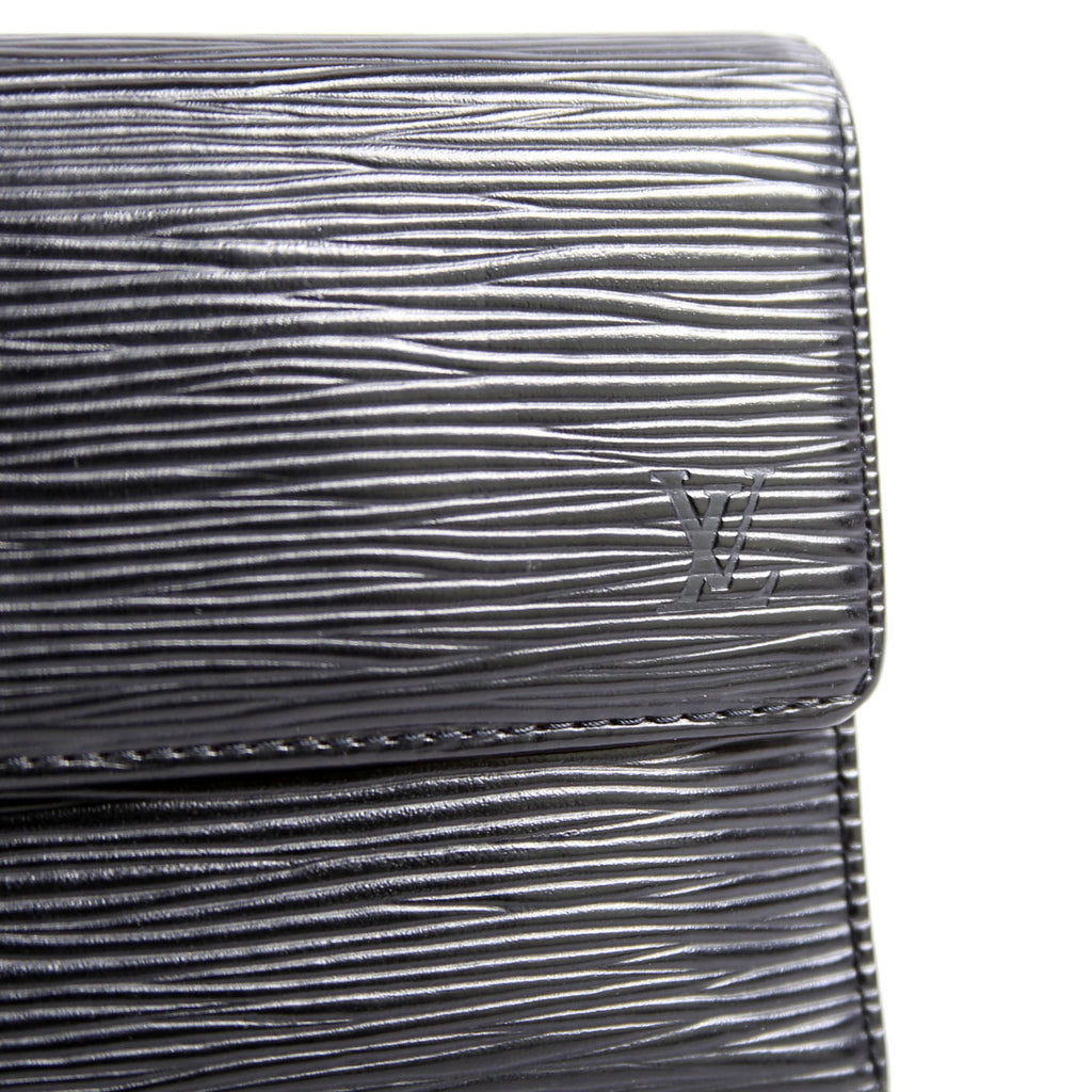 Louis Vuitton Porte Tresor International Wallet Epi Black
