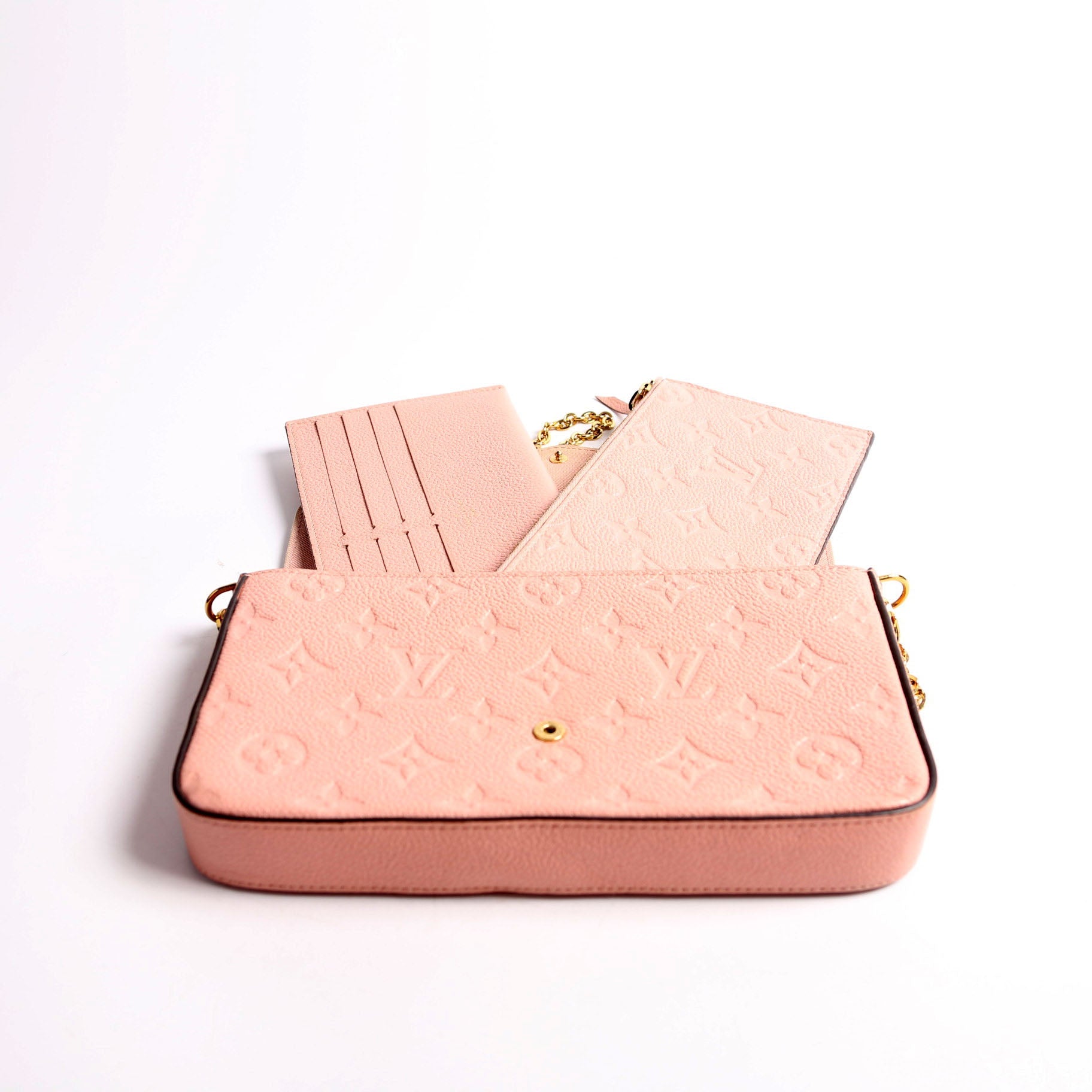 Louis Vuitton Pochette Felicie Empreinte Pink