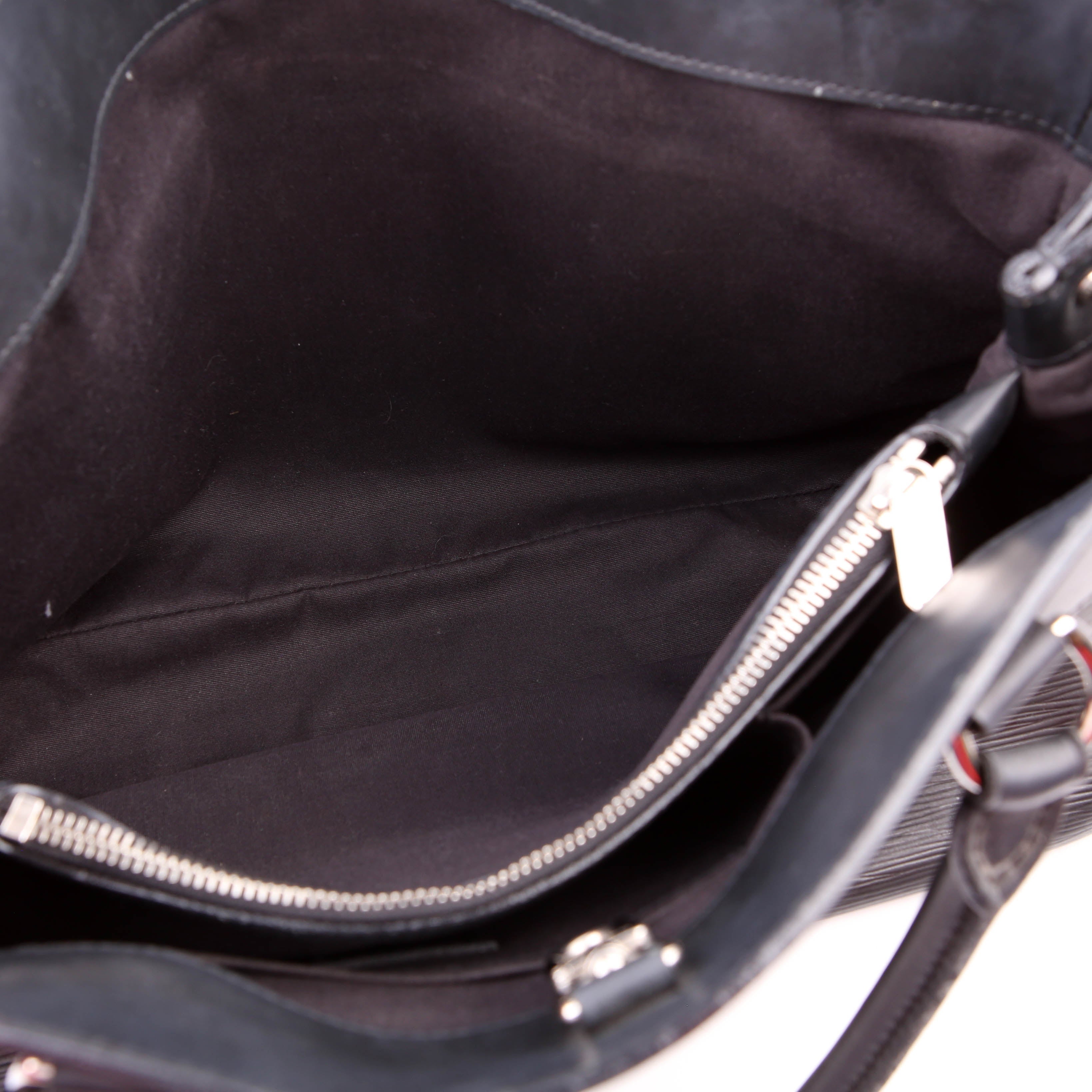 Louis Vuitton Passy GM Epi Black