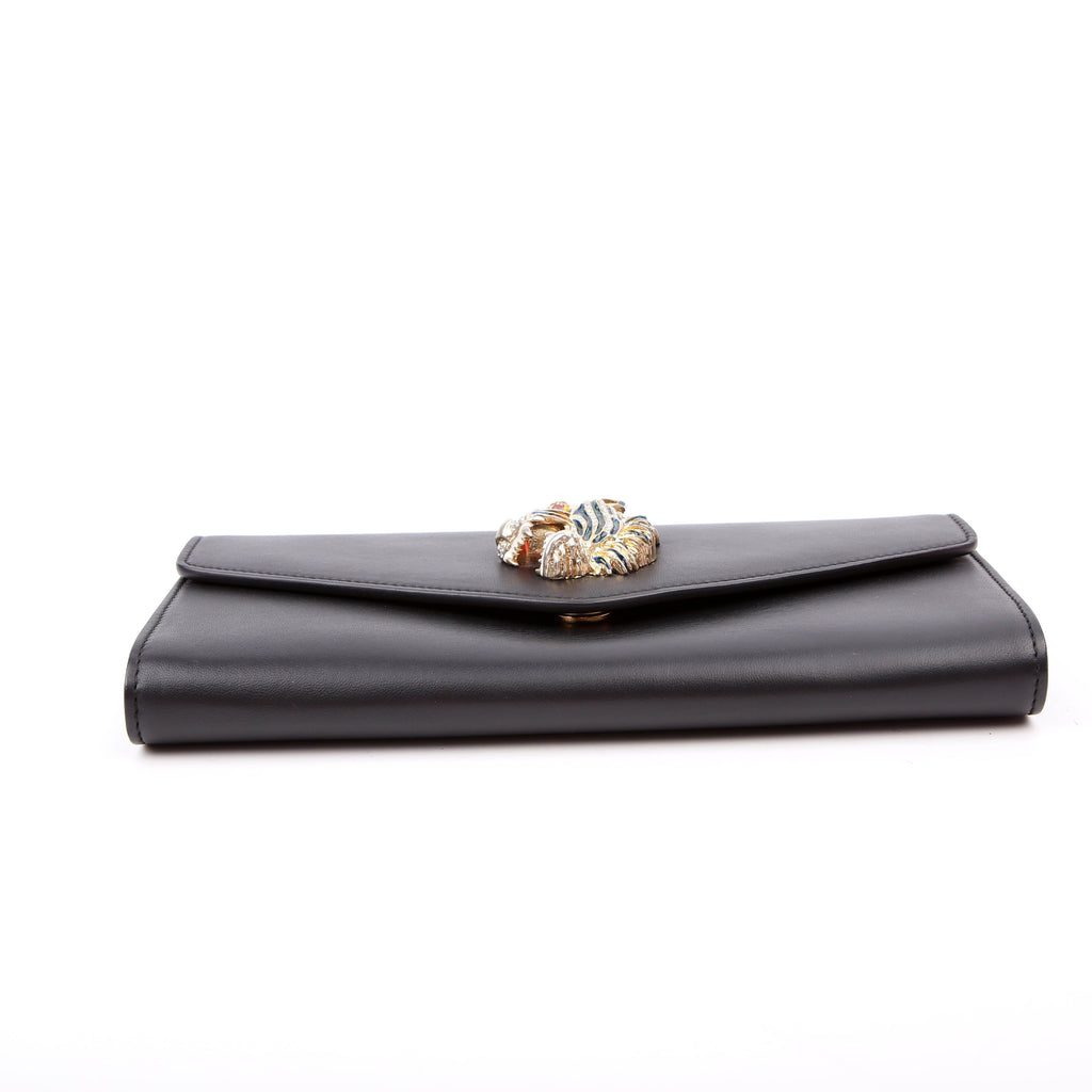 Gucci 576532 Rajah Broadway Clutch Black
