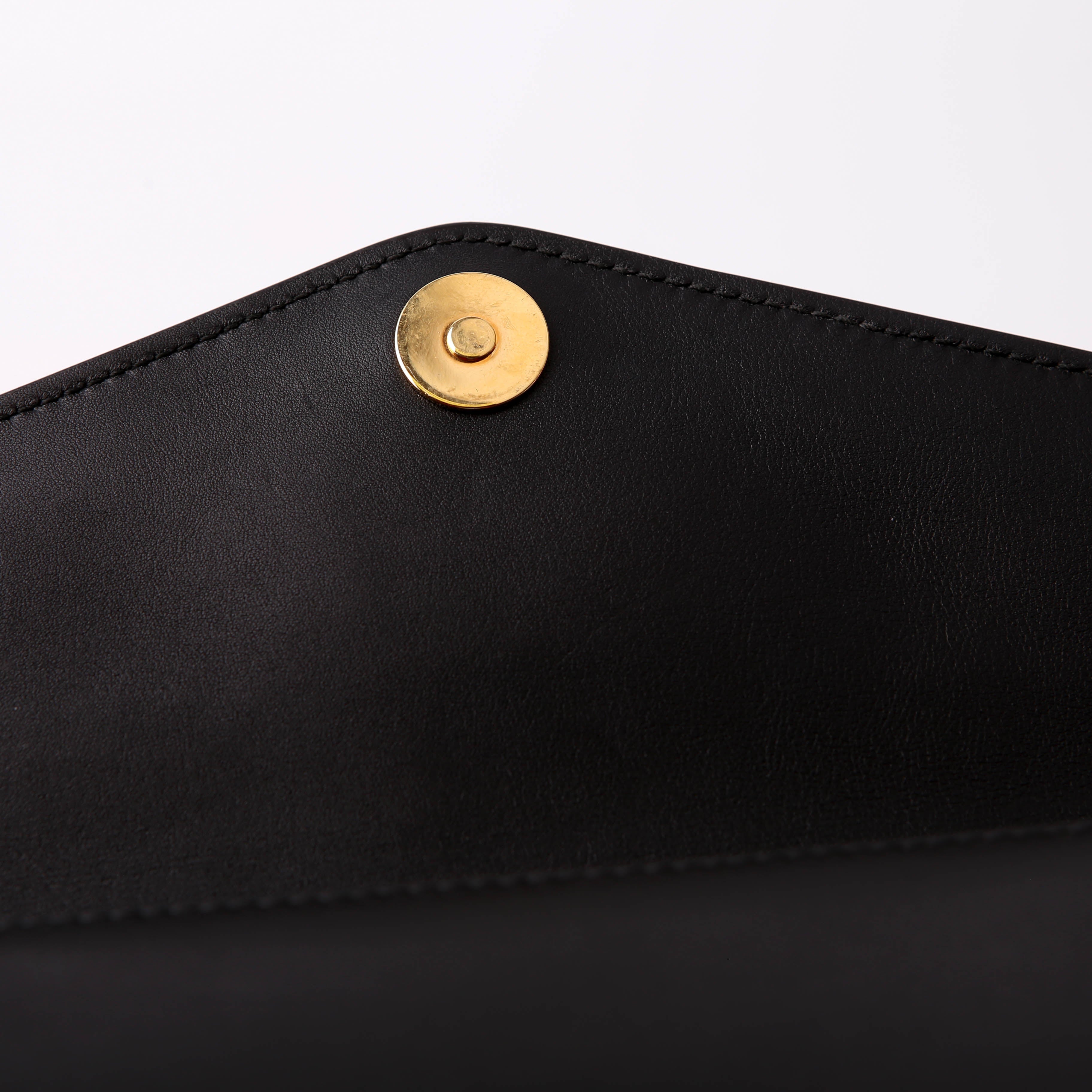 Gucci 576532 Rajah Broadway Clutch Black