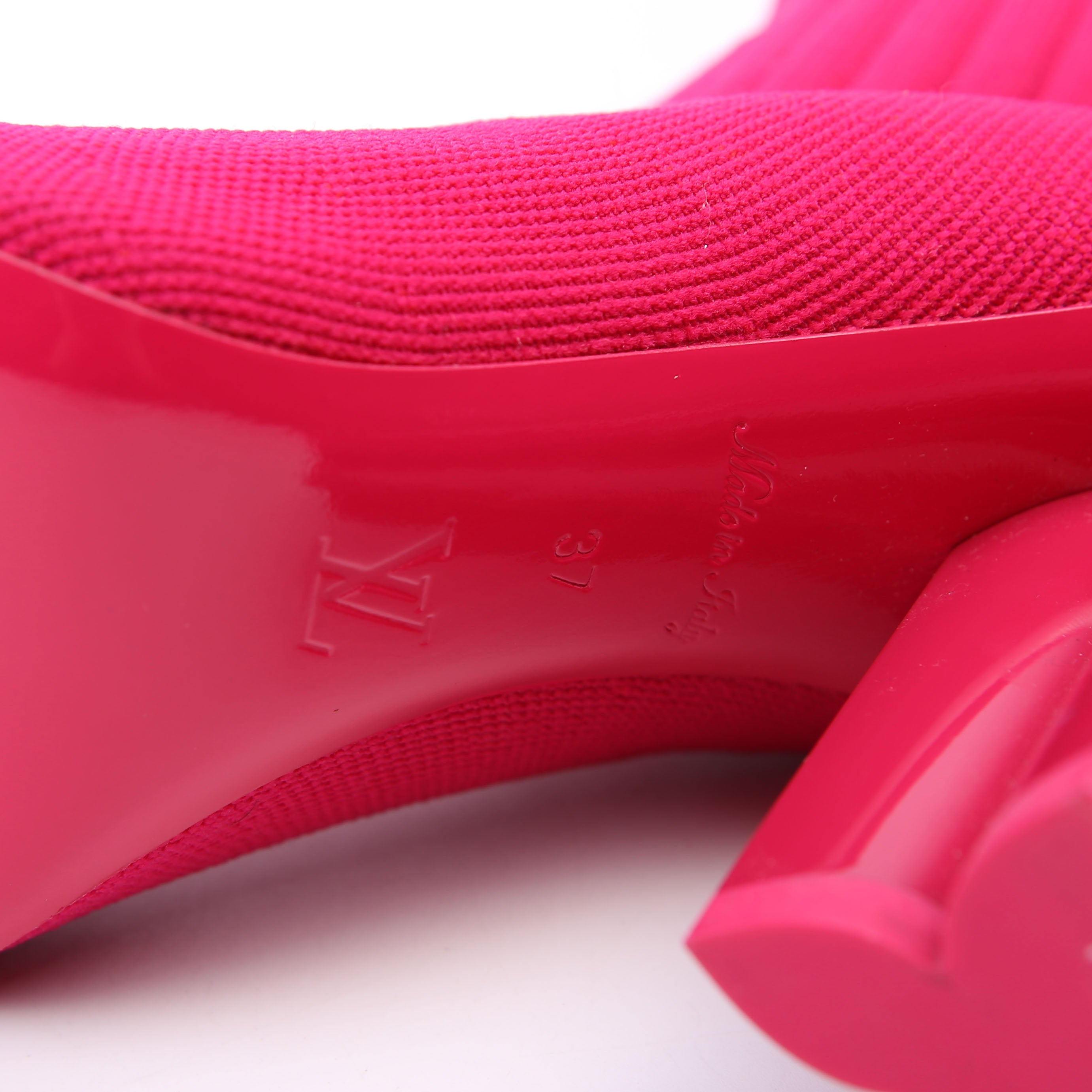 Louis Vuitton Silhouette Ankle Booties Size 37 Pink