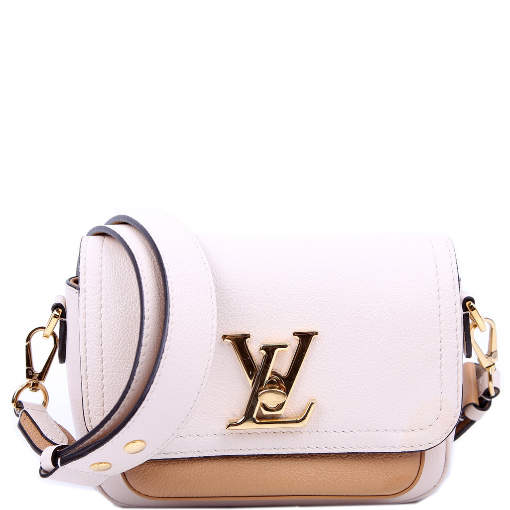 Louis Vuitton Lockme Tender Supple Calfskin Cream