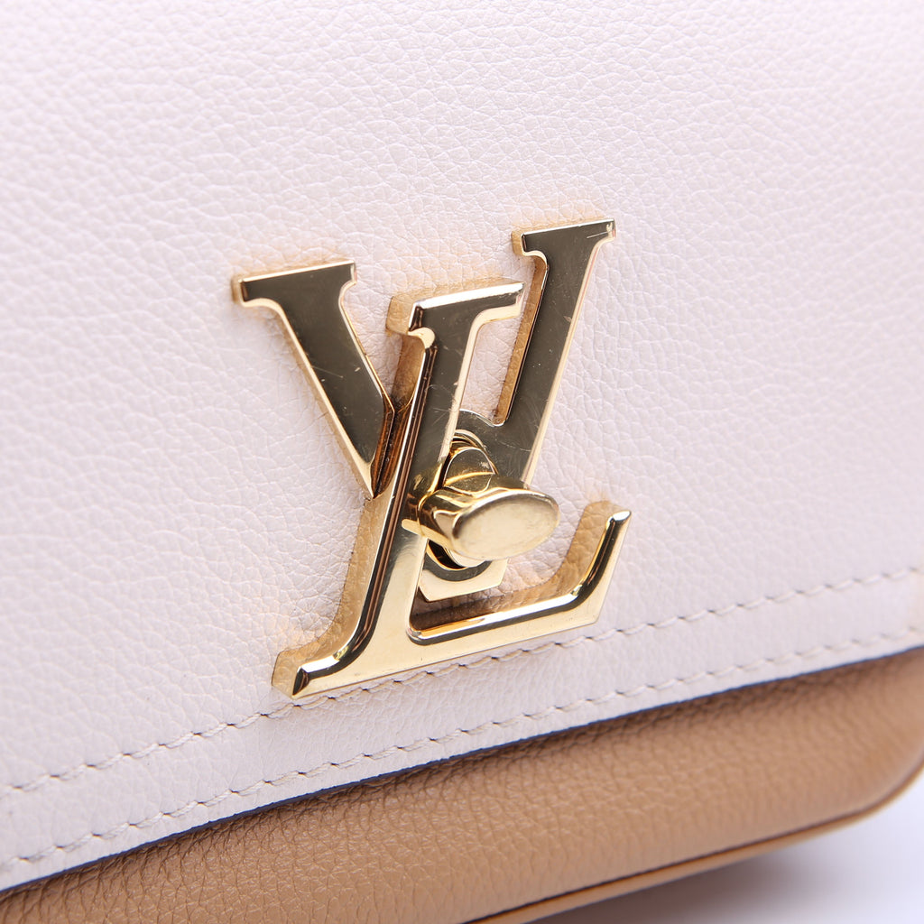 Louis Vuitton Lockme Tender Supple Calfskin Cream