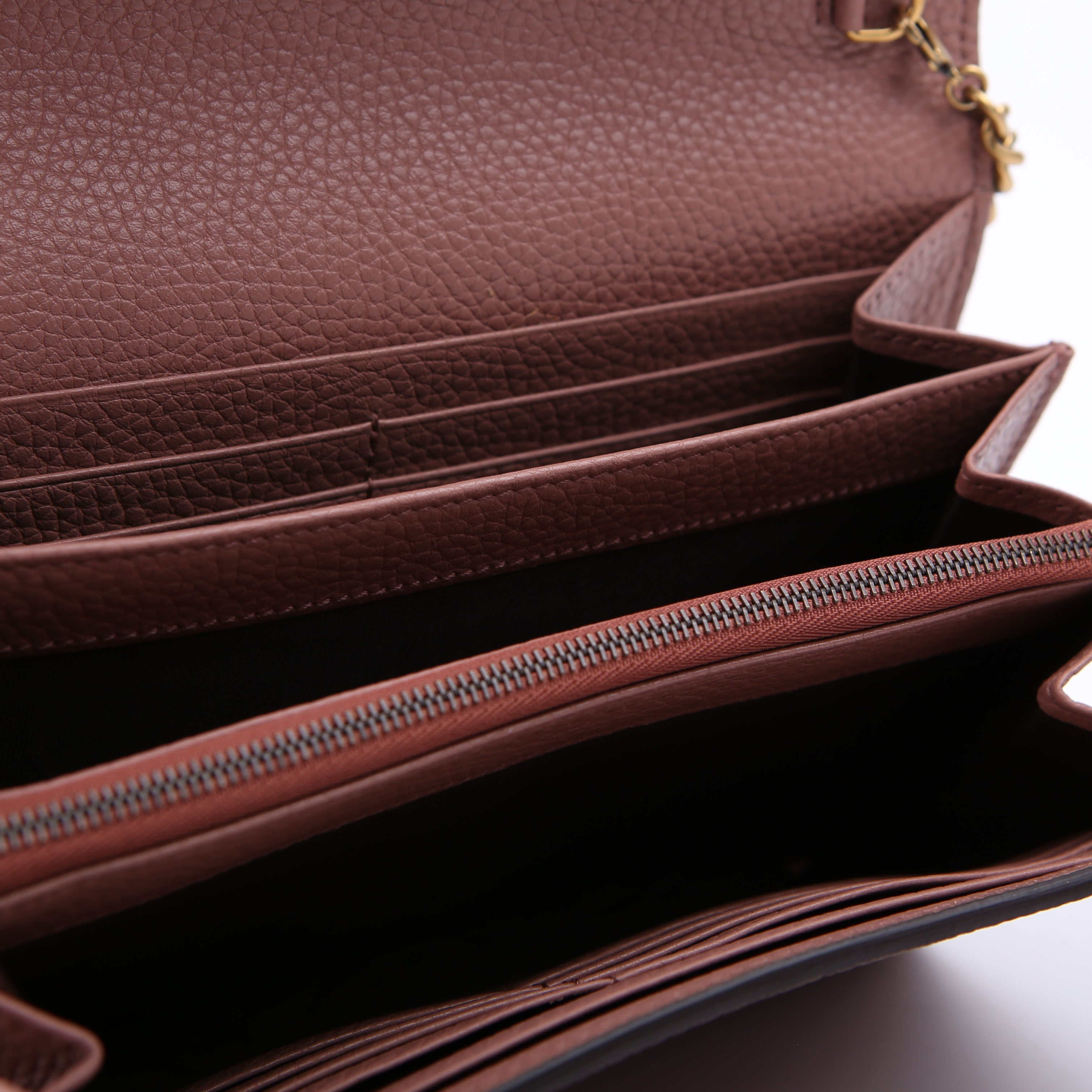 Gucci 401232 Marmont Chain Wallet Pink