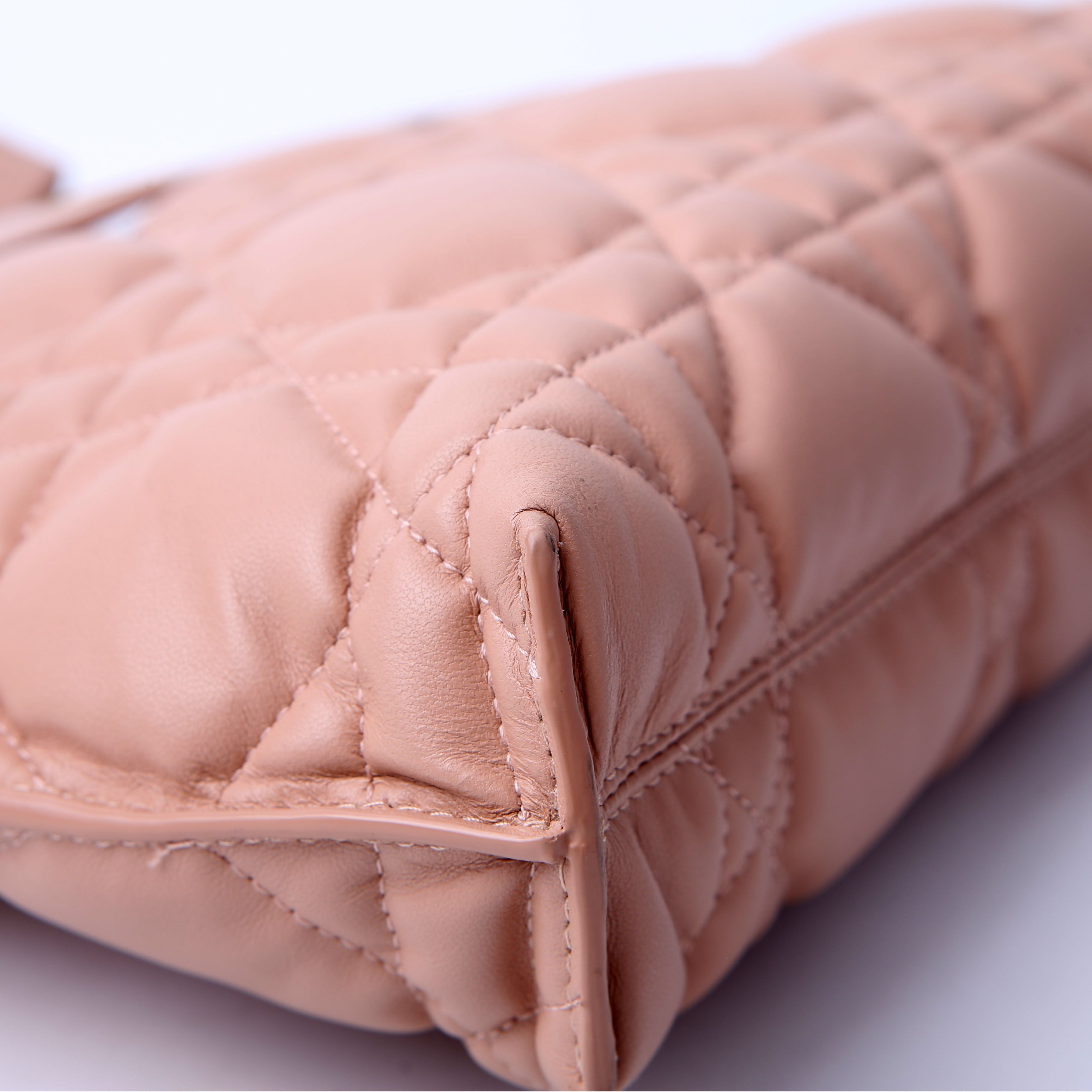 Christian Dior Macrocannage Caro D-Every Pouch Large Tan