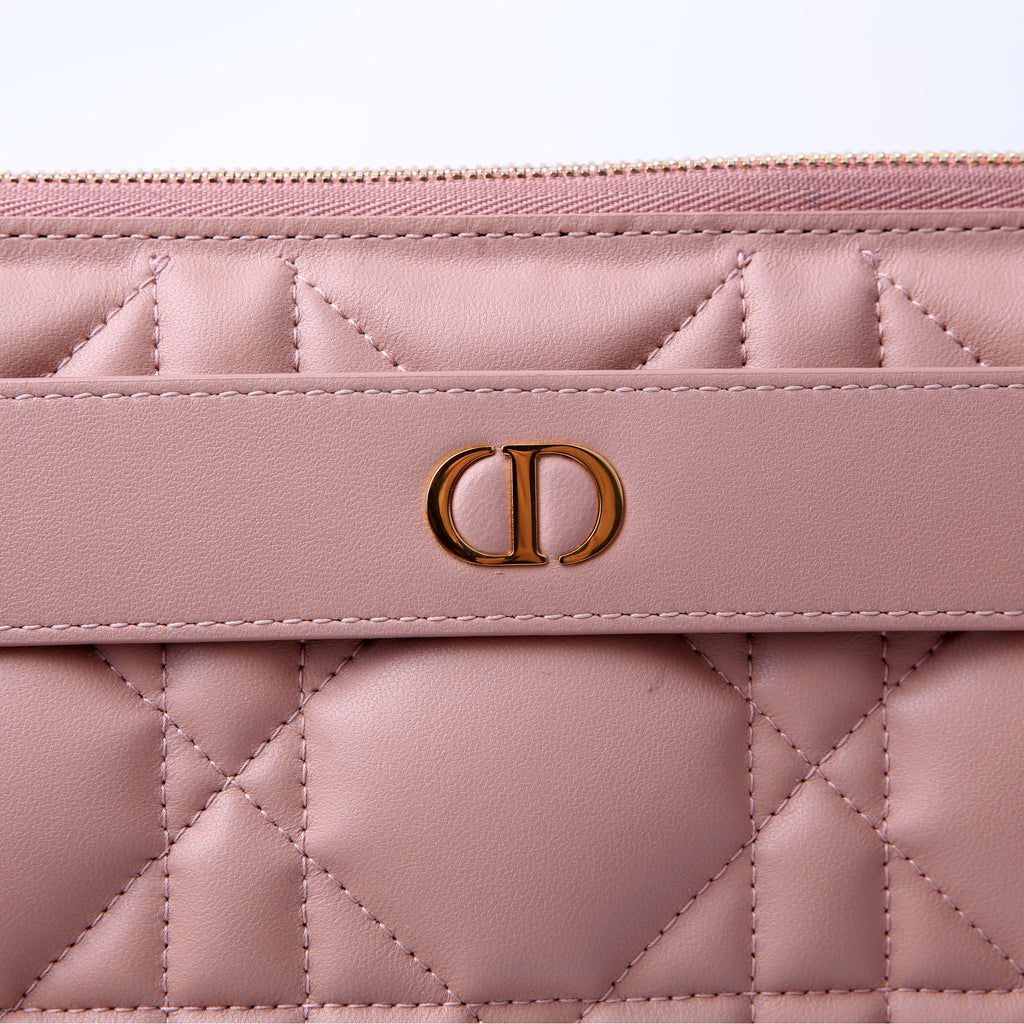 Christian Dior Macrocannage Caro D-Every Pouch Large Tan